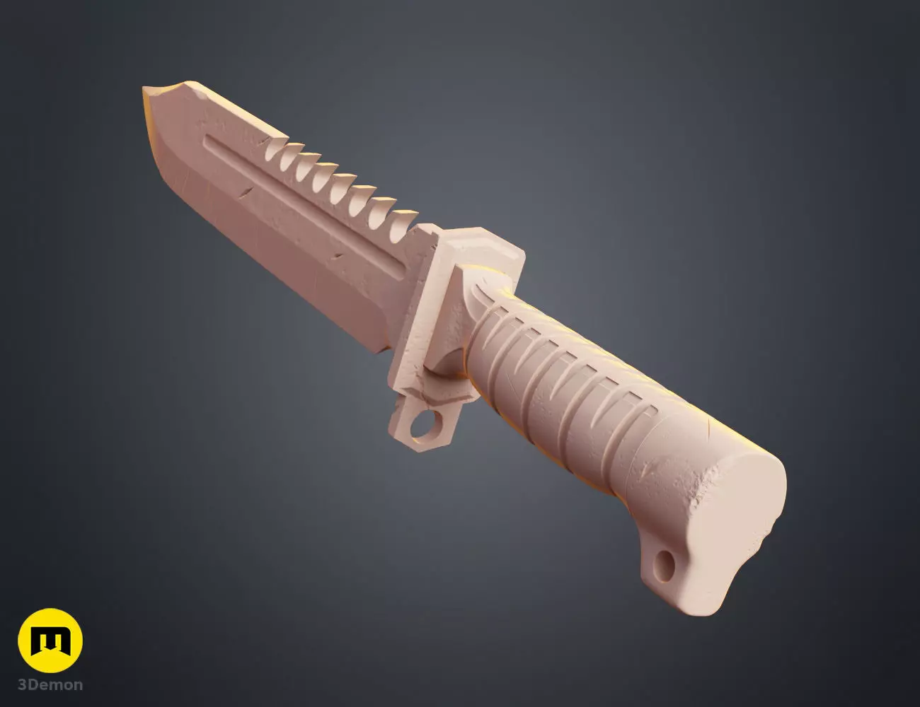 Combat Knife - Standard Issue Free 3D print model_10