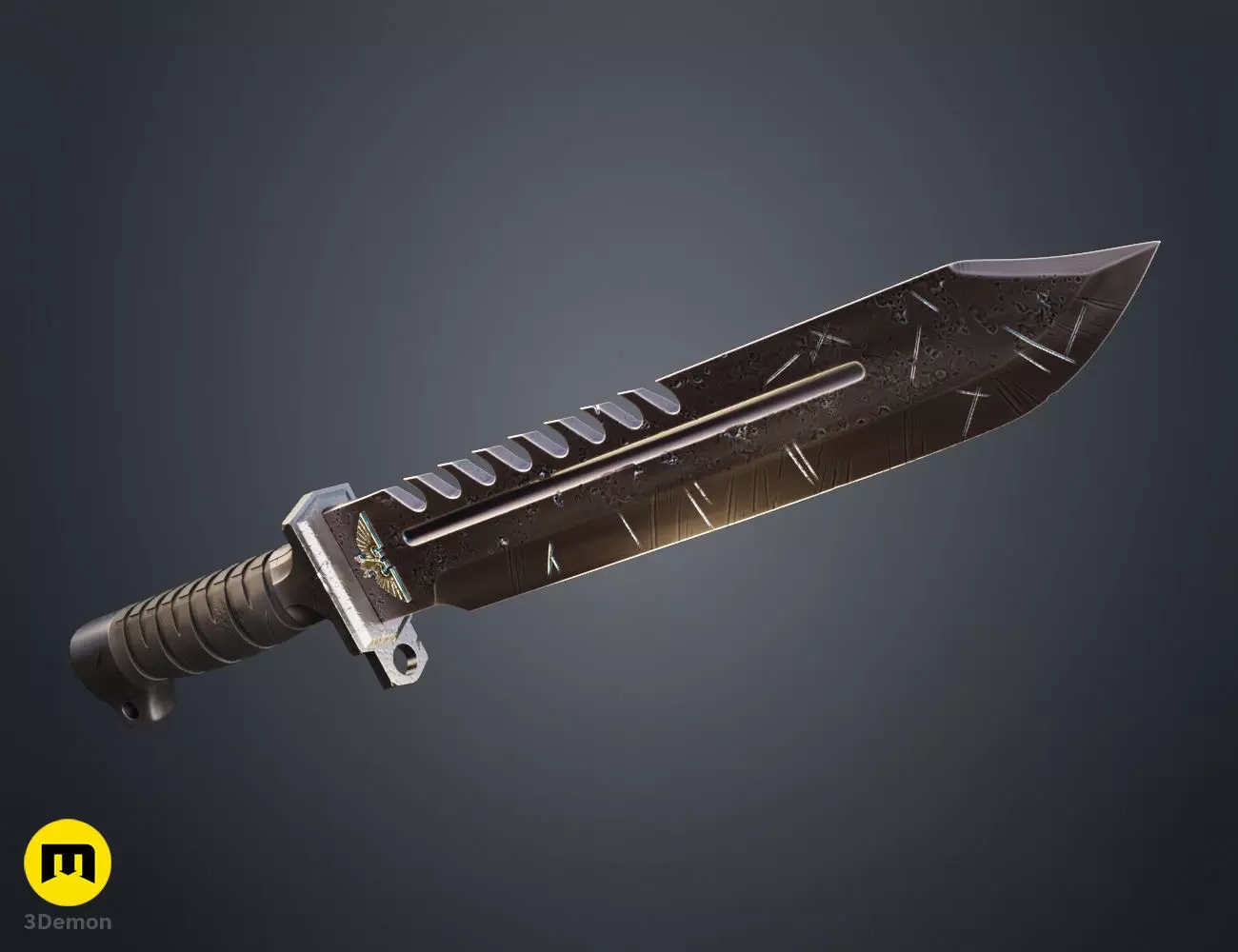 Combat Knife - Standard Issue Free 3D print model_8