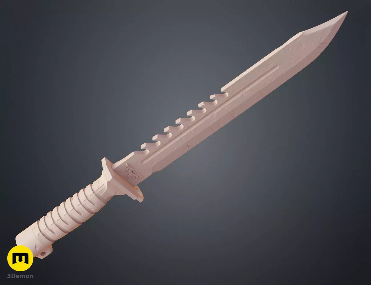Combat Knife - Standard Issue Free 3D print model_11
