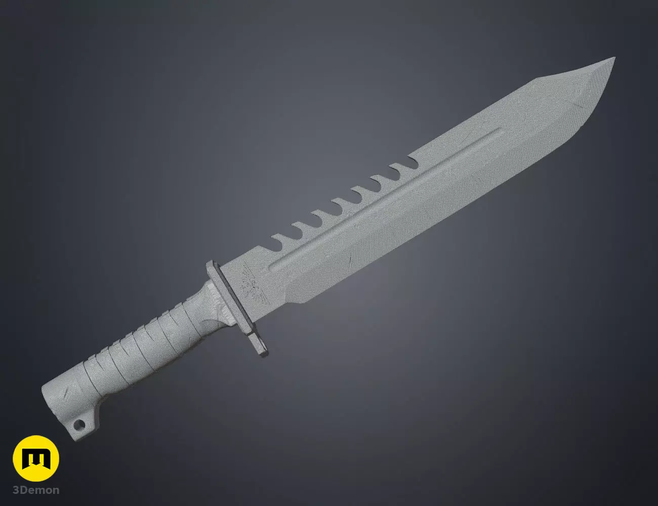 Combat Knife - Standard Issue Free 3D print model_15