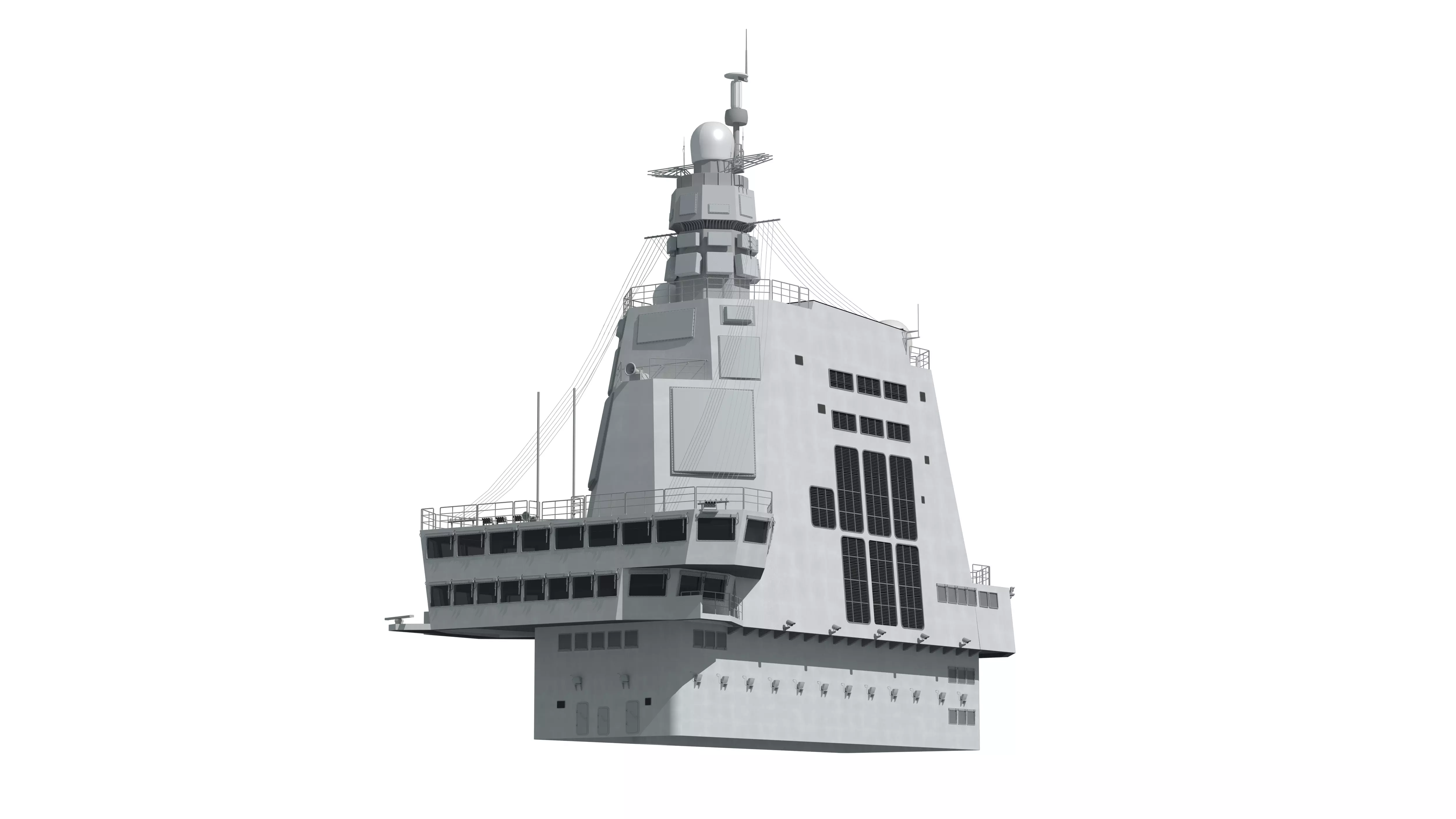Chinese aircraft carriers CV16 CV17 CV18 with carrier-based 3D model_36