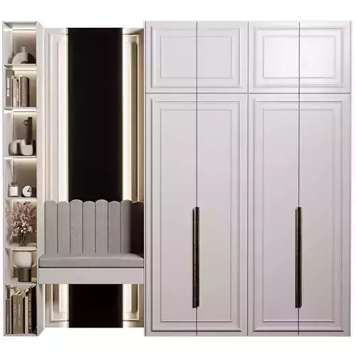 Hallway in a Classic Wardrobe style 16