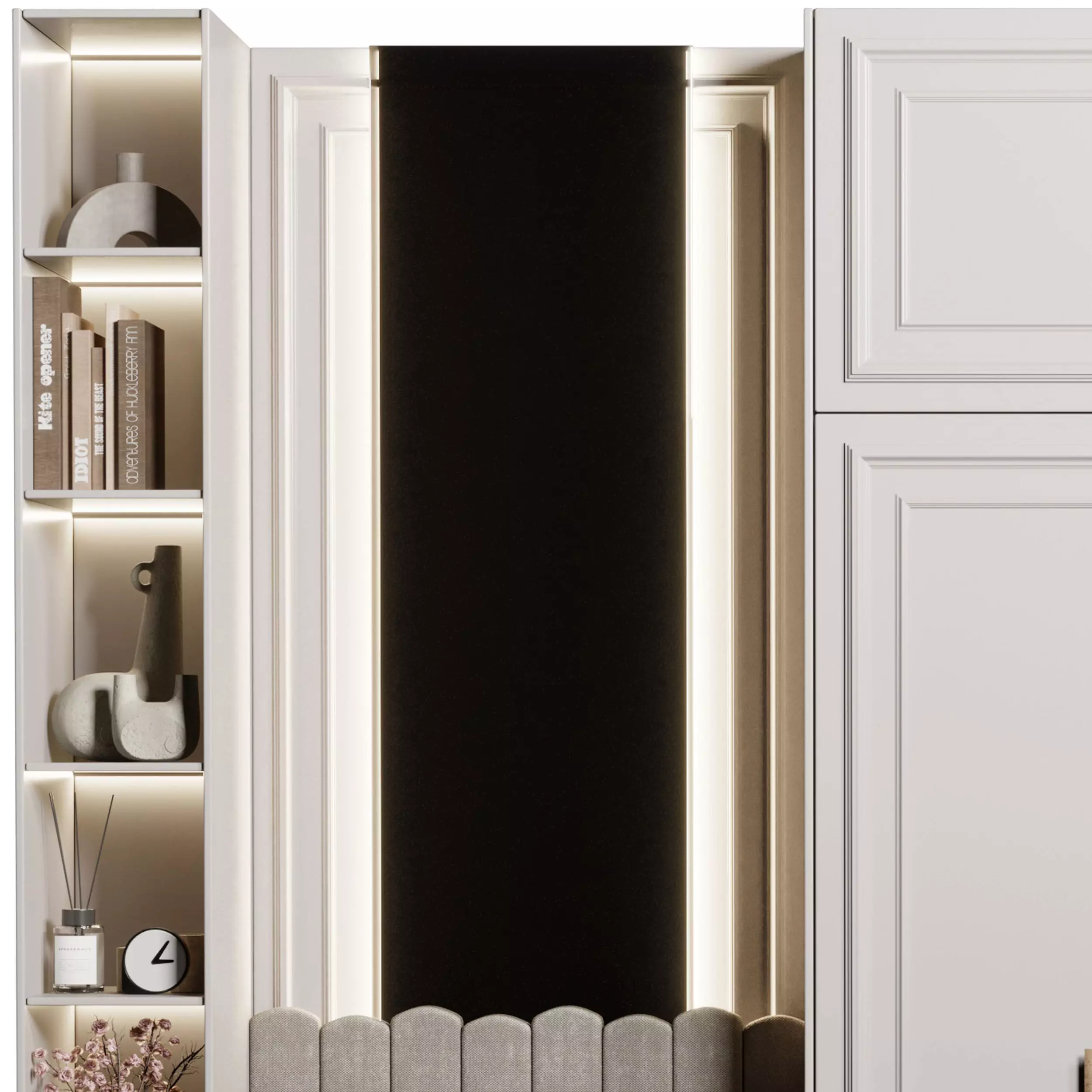 Hallway in a Classic Wardrobe style 16 3D model_3