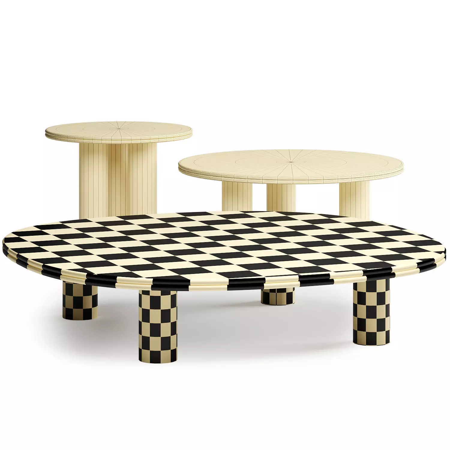 Simmy coffee table 3D model_3