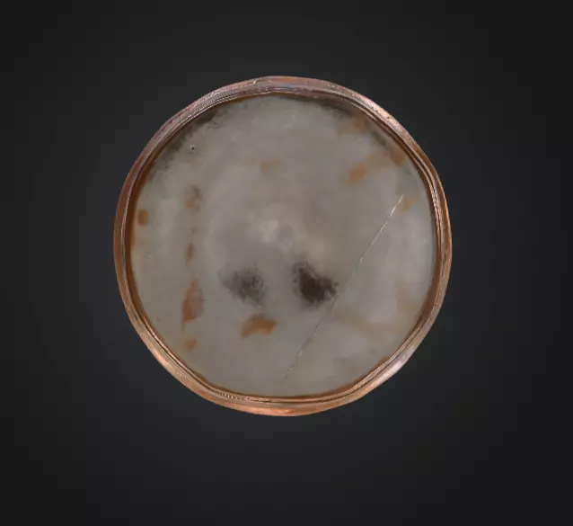 Industrial Metal Canister Rusty Low-poly 3D model_13