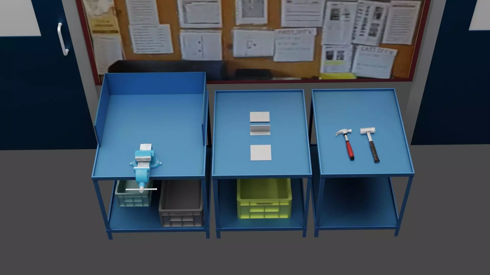 Industrial Warehouse Low Poly 3d Model Optimized for Games  Low-poly 3D model_1