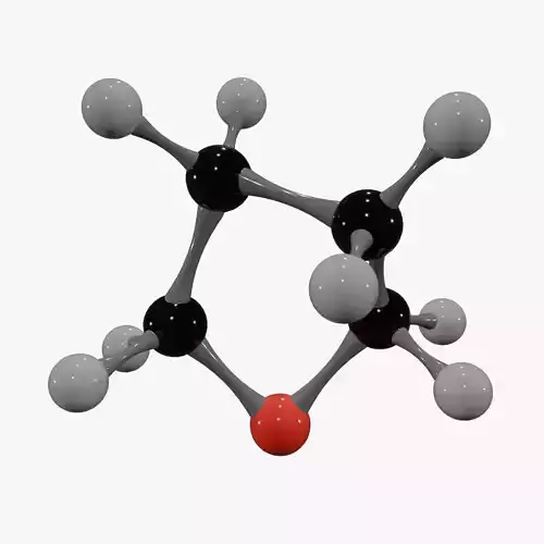 Tetrahydrofuran Molecule