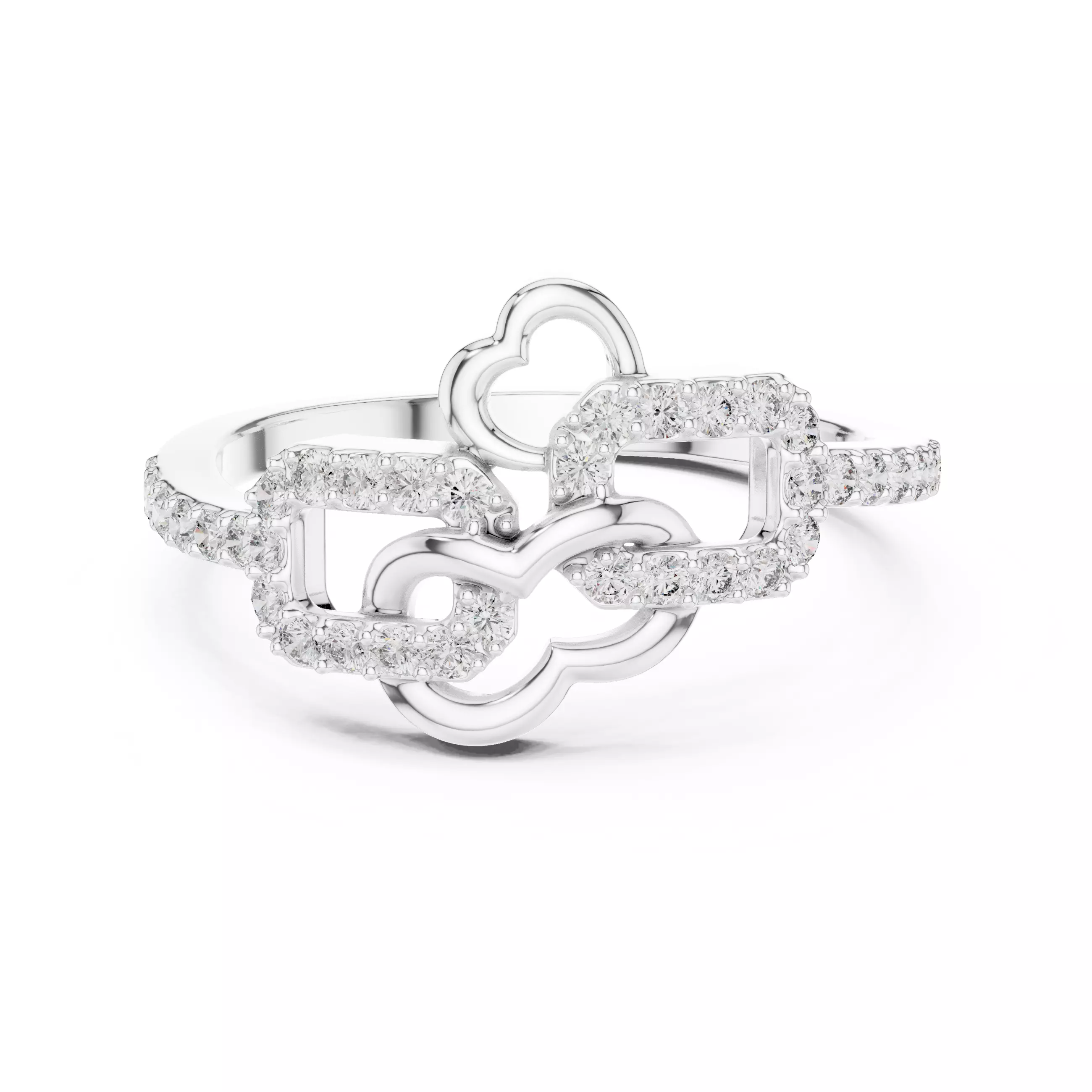 Round Cut Diamond Engagement Wedding Ring 3DM STL Video 3D print model_2