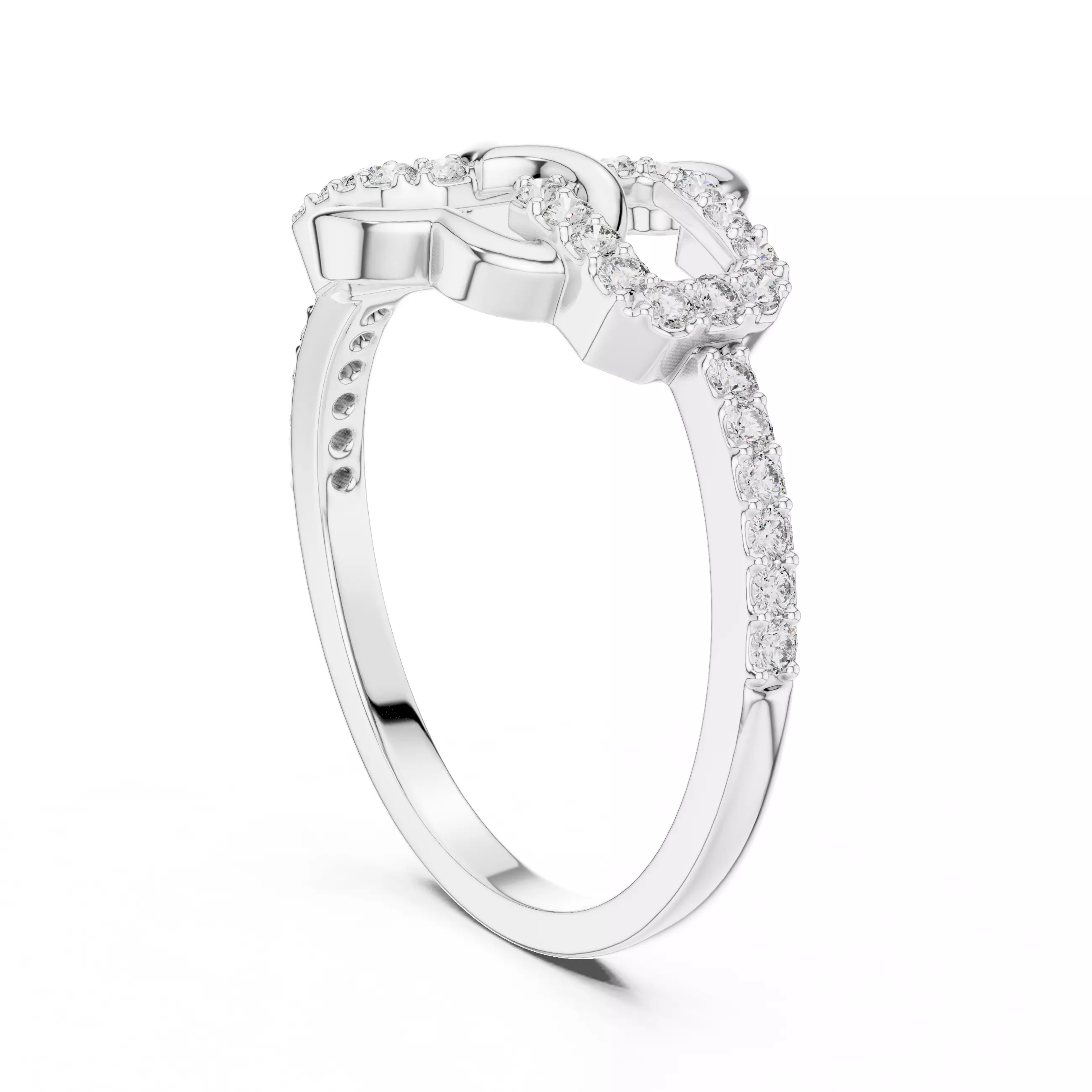 Round Cut Diamond Engagement Wedding Ring 3DM STL Video 3D print model_9