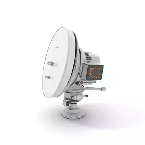 Silver Satellite Dish model pack