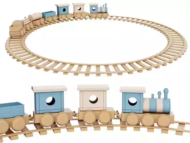 Toy train track