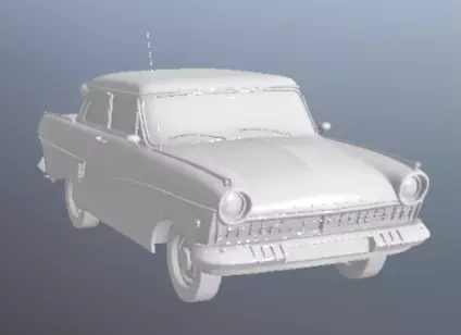 VINTAGE CAR 3D MODEL 3D print model_0