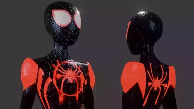 Spider-Verse Suit 3D model Spider-Verse Suit 3D model