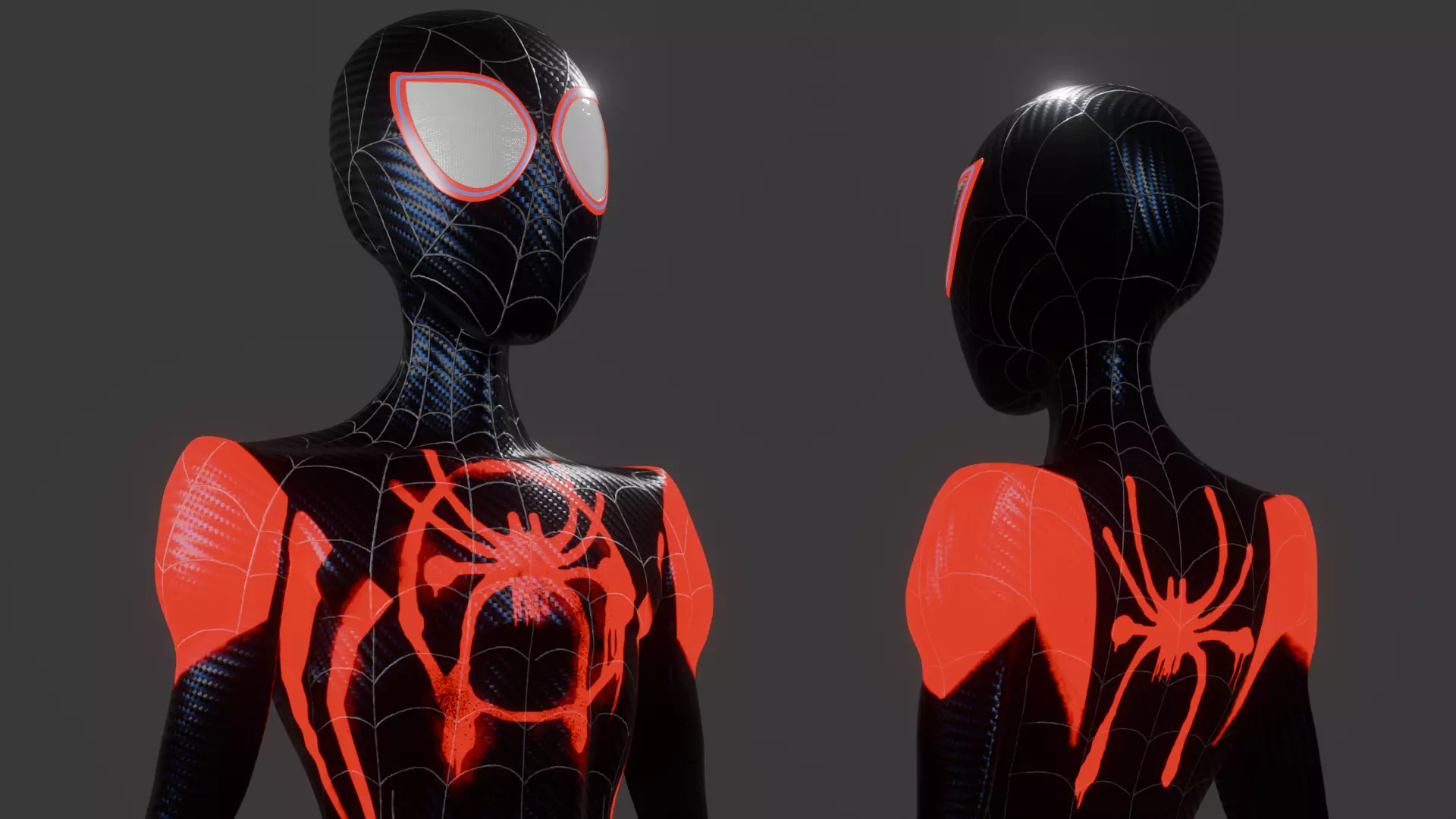 Spider-Verse Suit 3D model_0