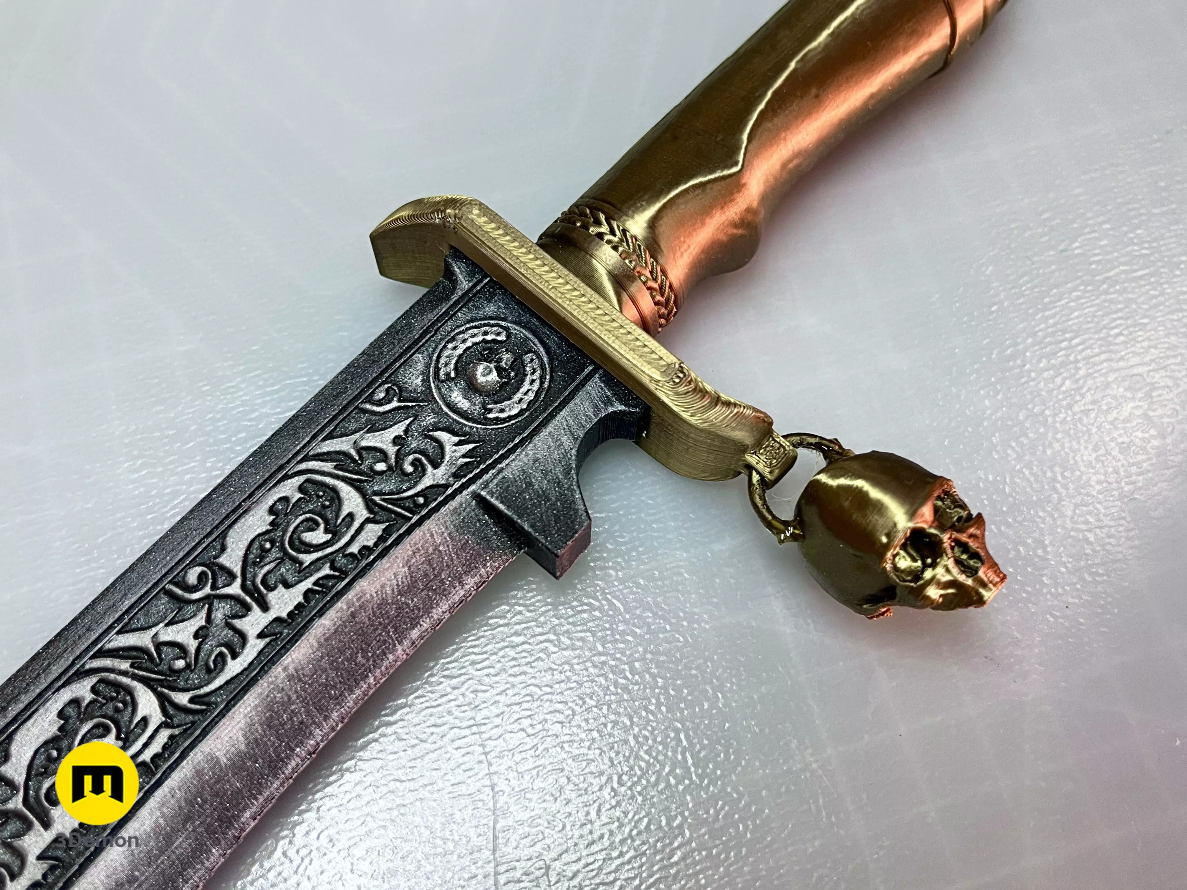 Space Marine Combat Knife Pack 3D print model_4