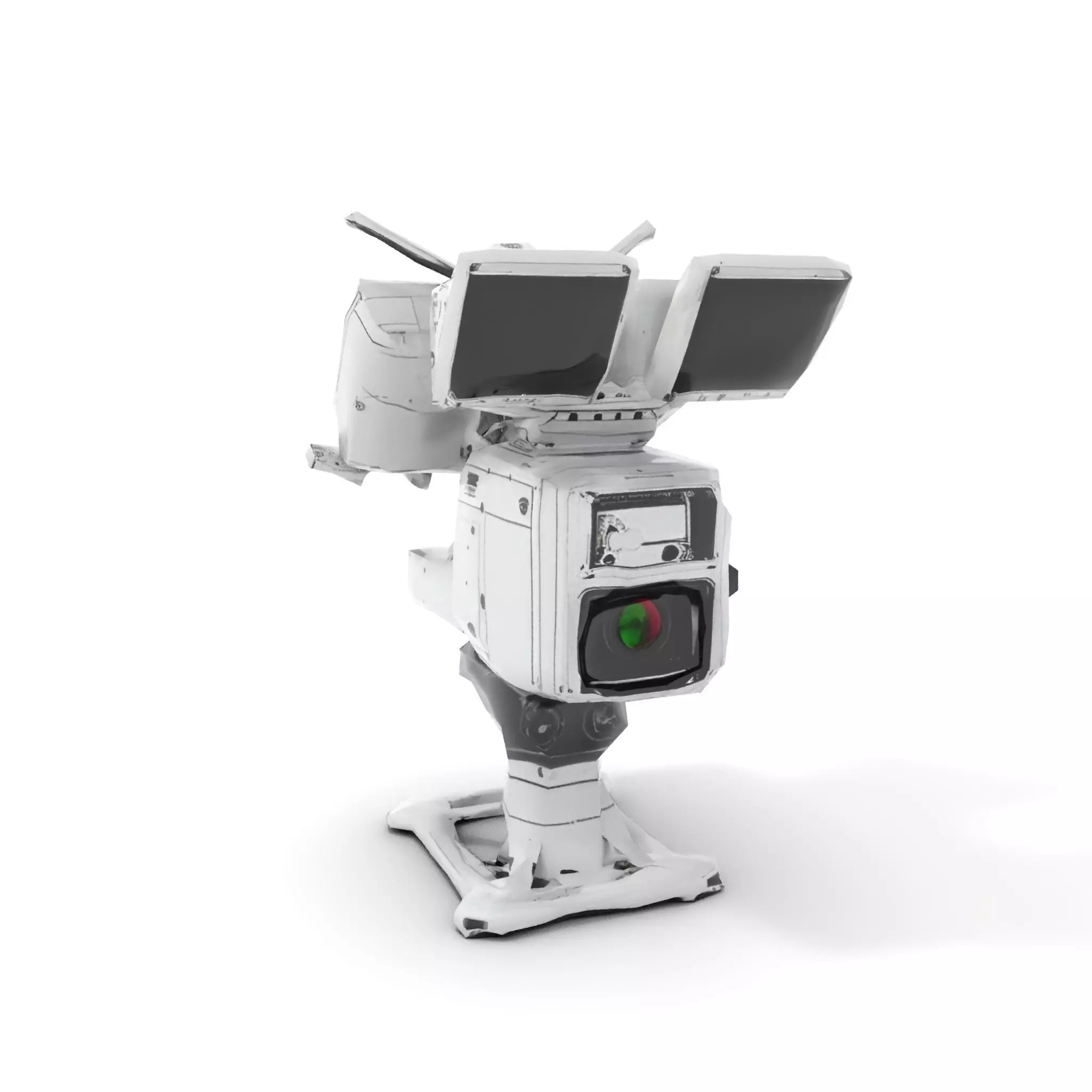 Advanced Surveillance Device model pack Low-poly 3D model_10