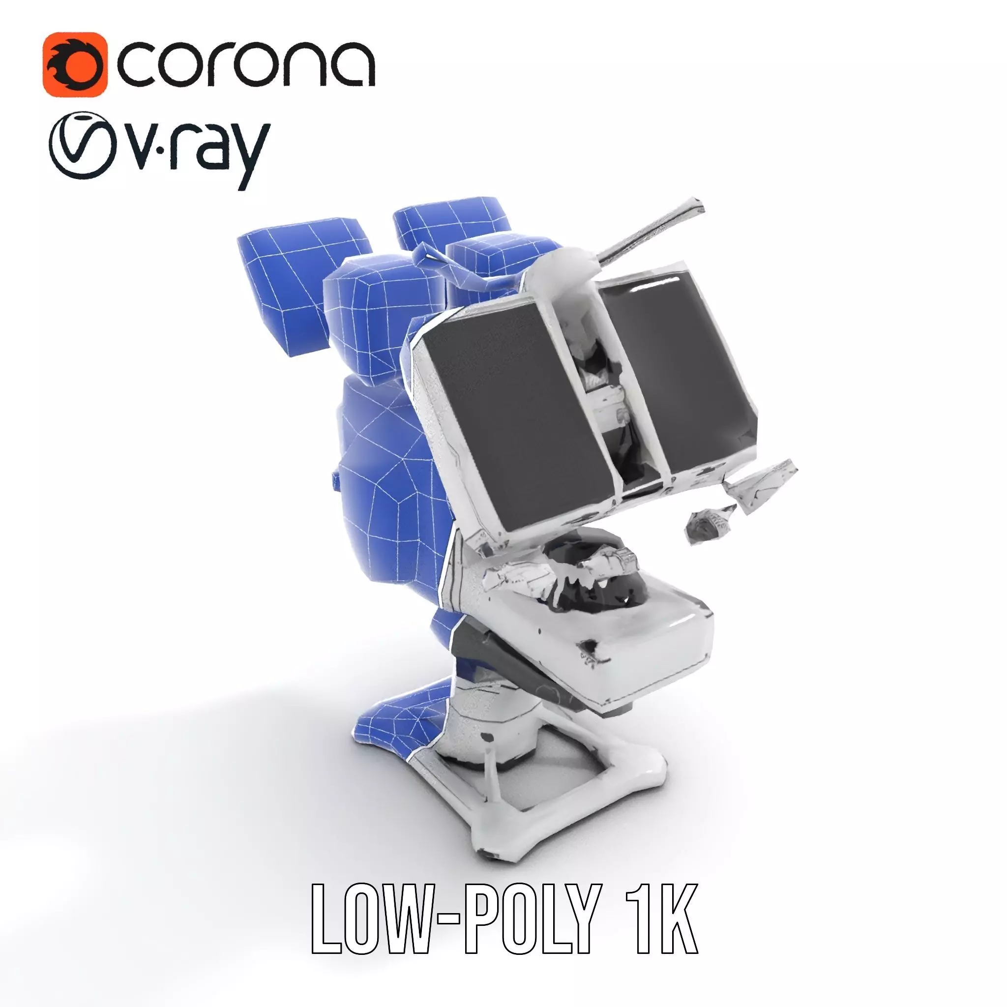 Advanced Surveillance Device model pack Low-poly 3D model_20