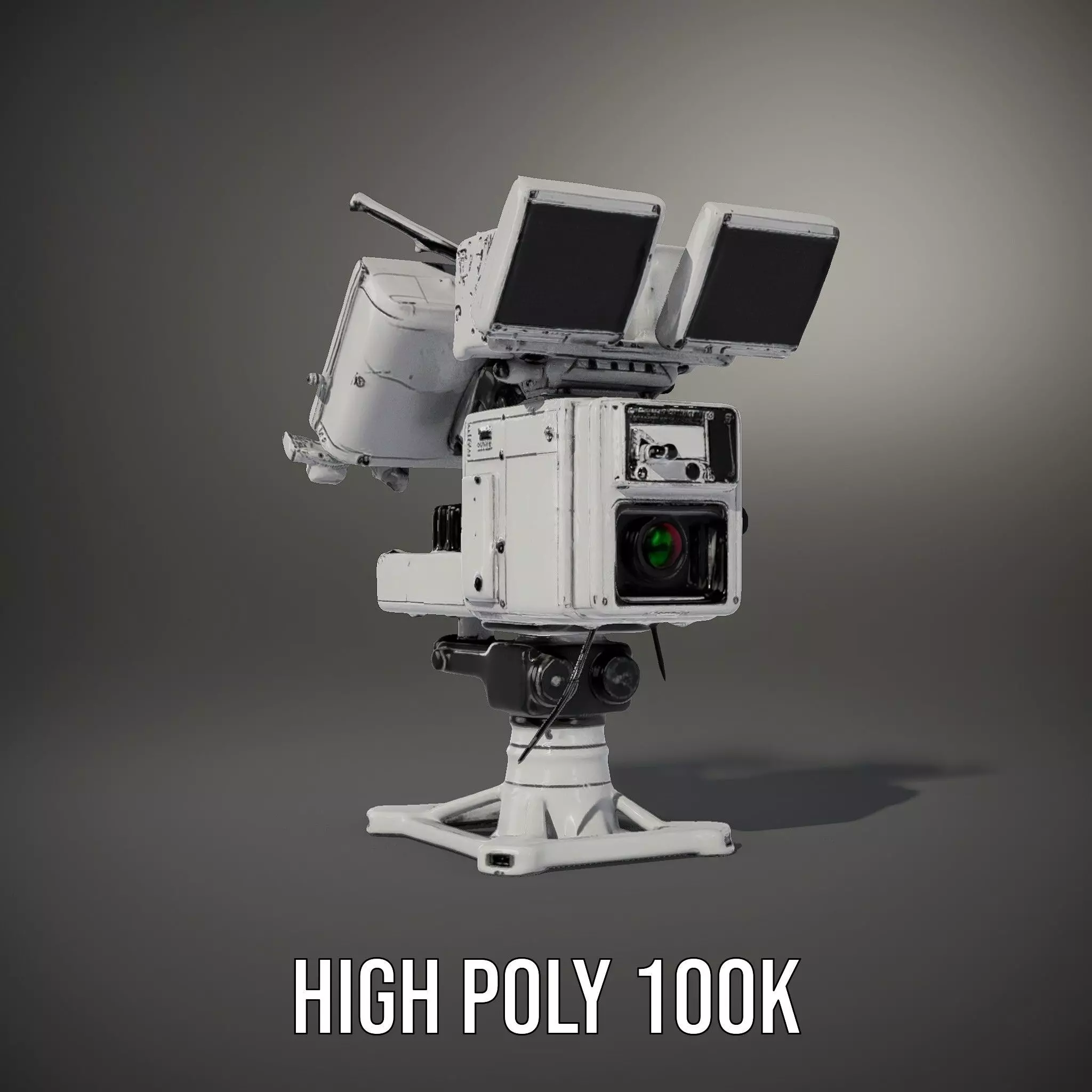 Advanced Surveillance Device model pack Low-poly 3D model_11