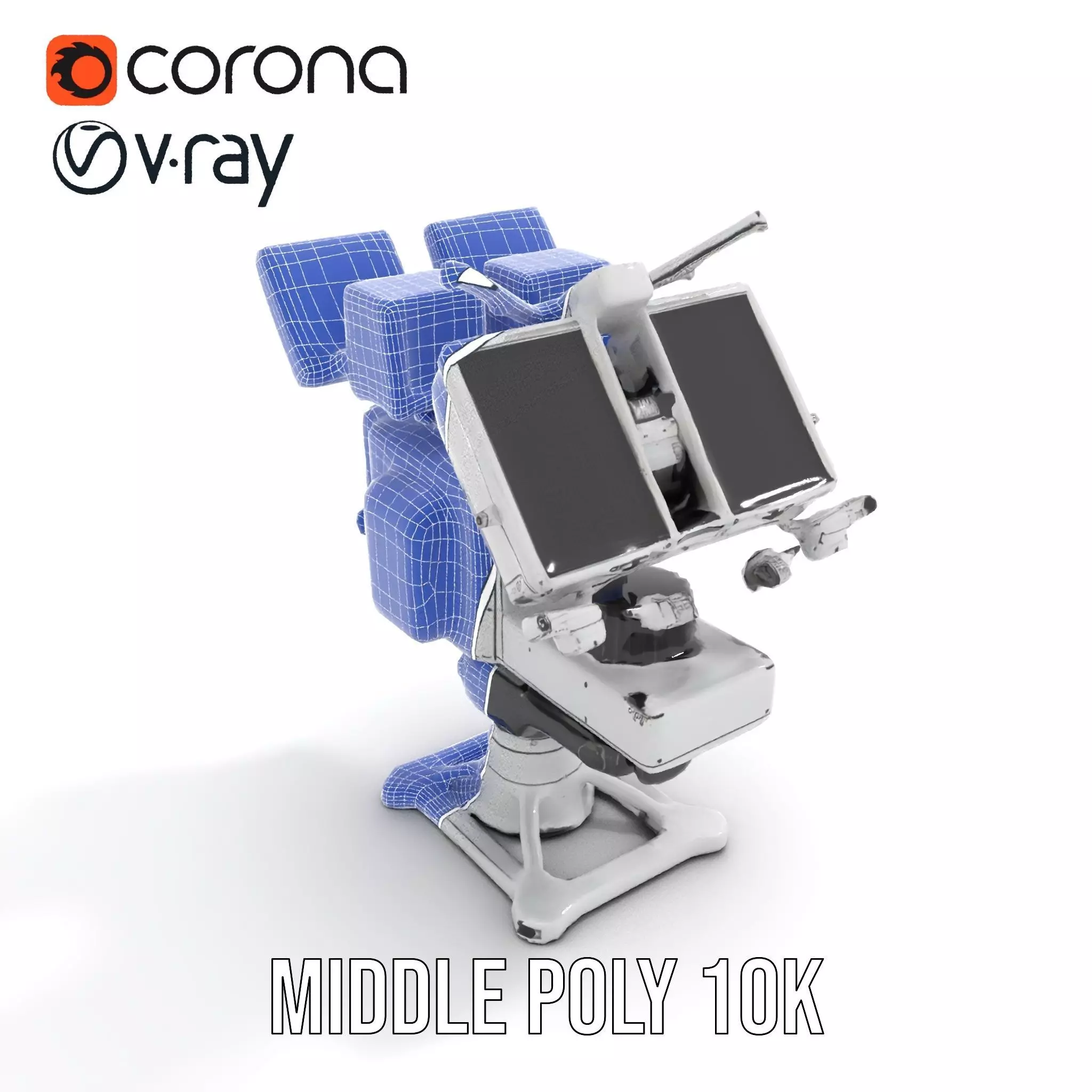 Advanced Surveillance Device model pack Low-poly 3D model_17