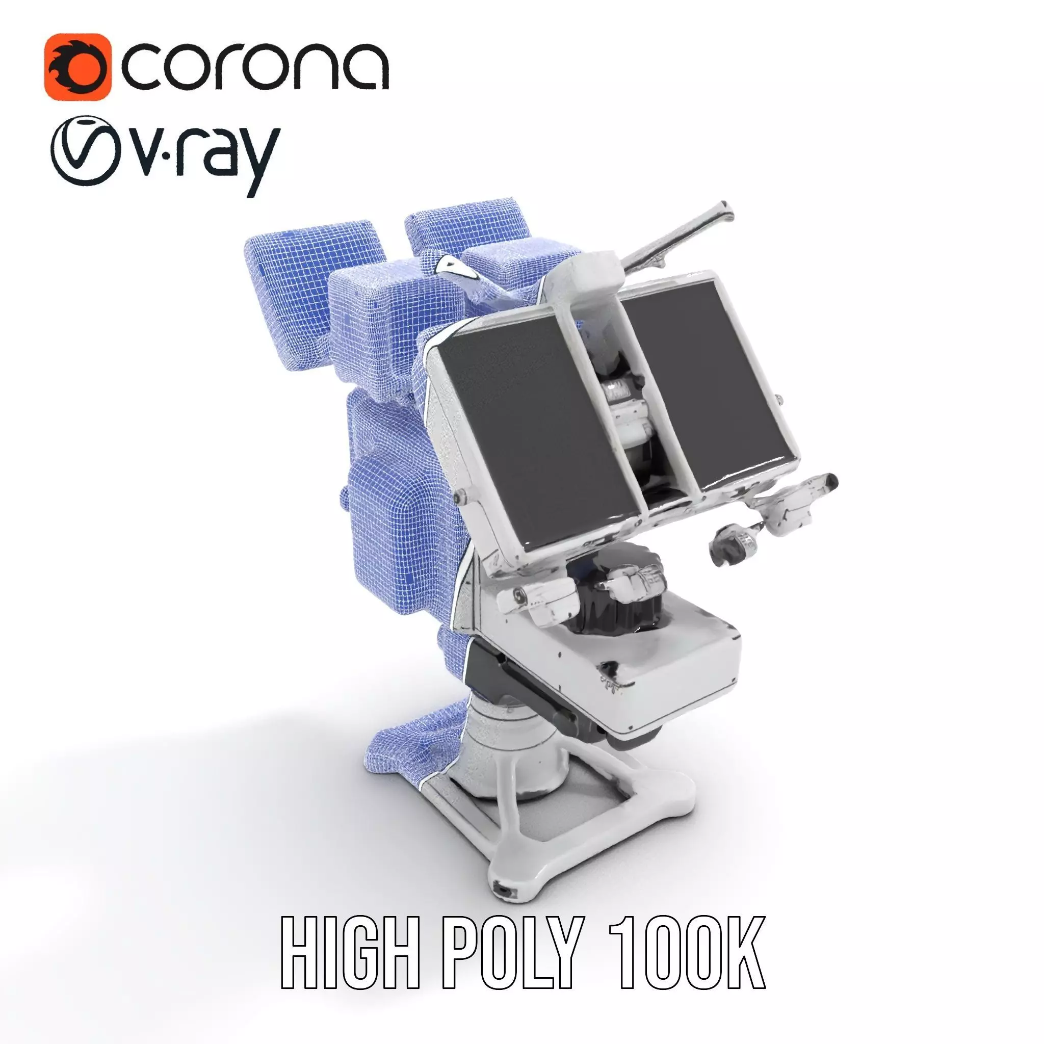 Advanced Surveillance Device model pack Low-poly 3D model_29