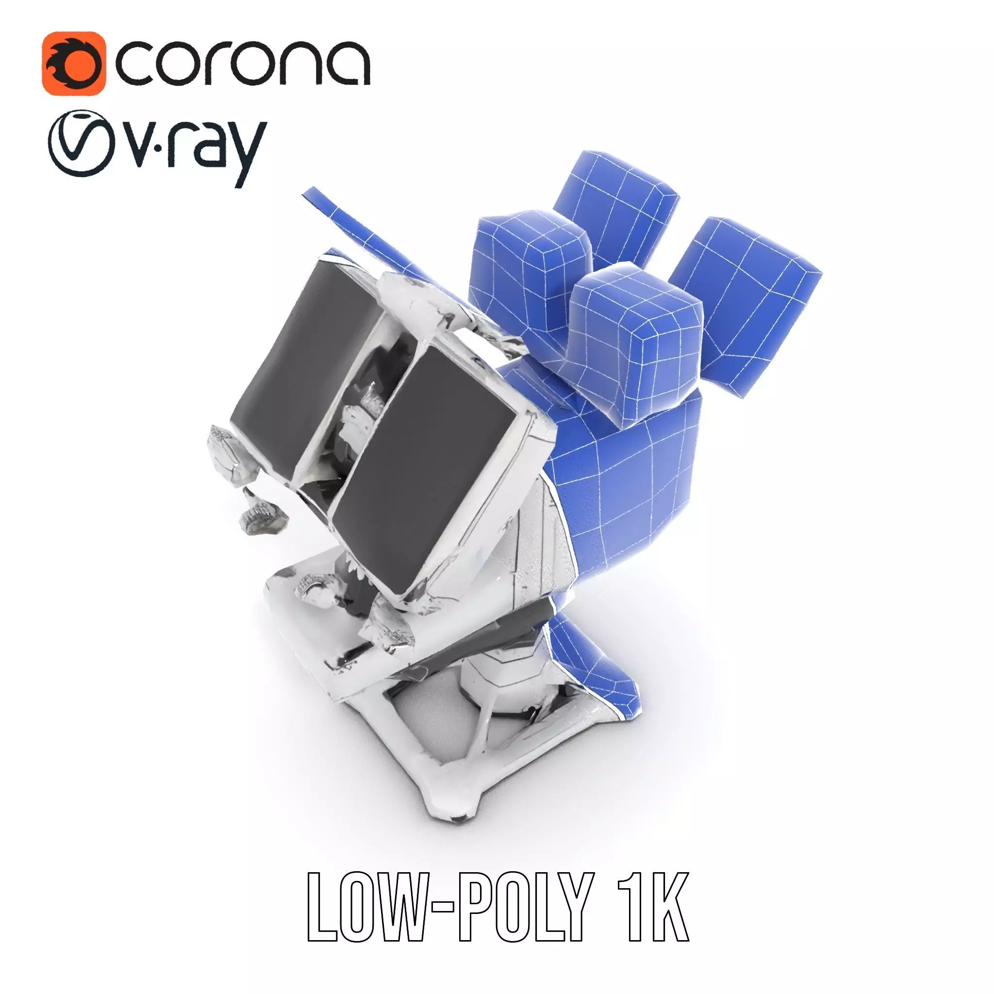 Advanced Surveillance Device model pack Low-poly 3D model_31