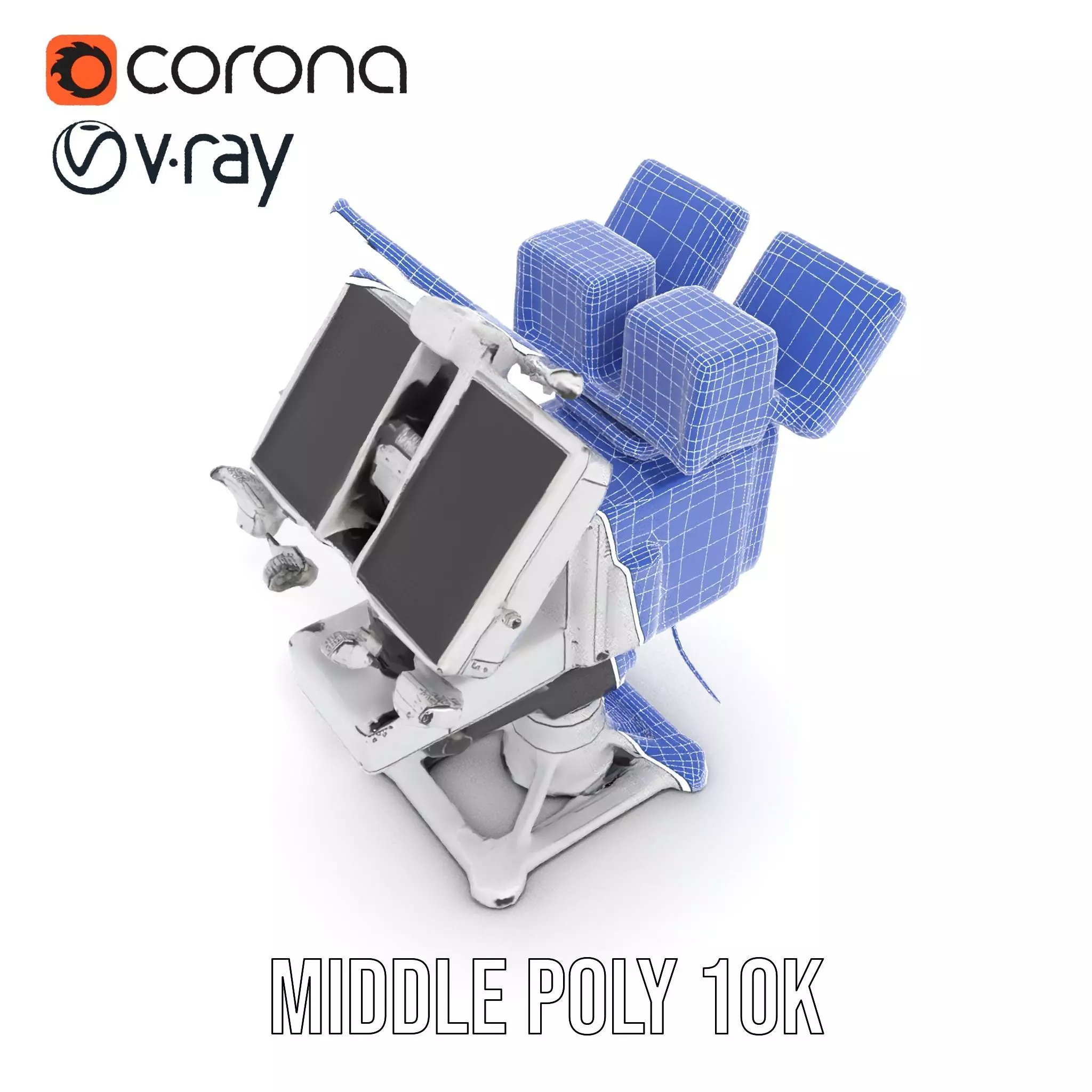 Advanced Surveillance Device model pack Low-poly 3D model_19