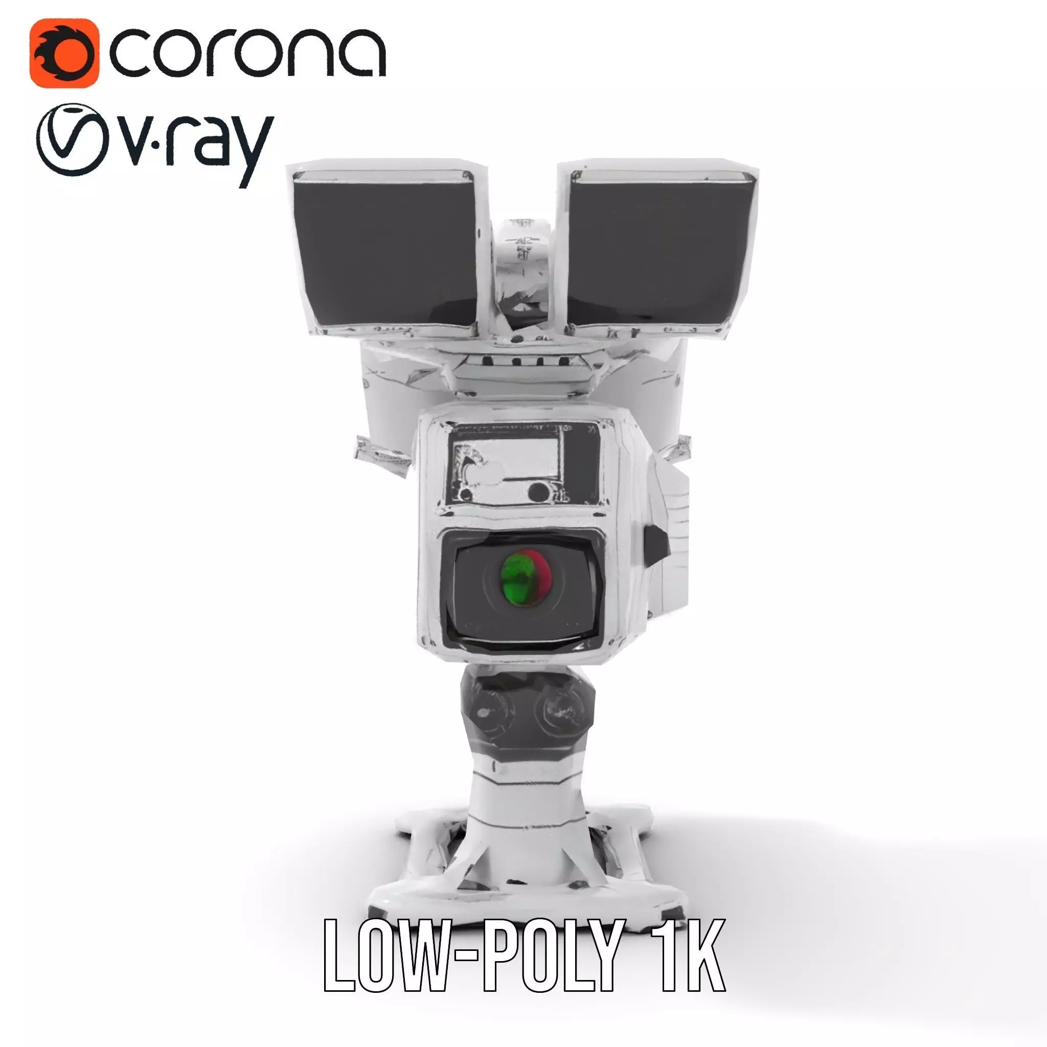 Advanced Surveillance Device model pack Low-poly 3D model_15