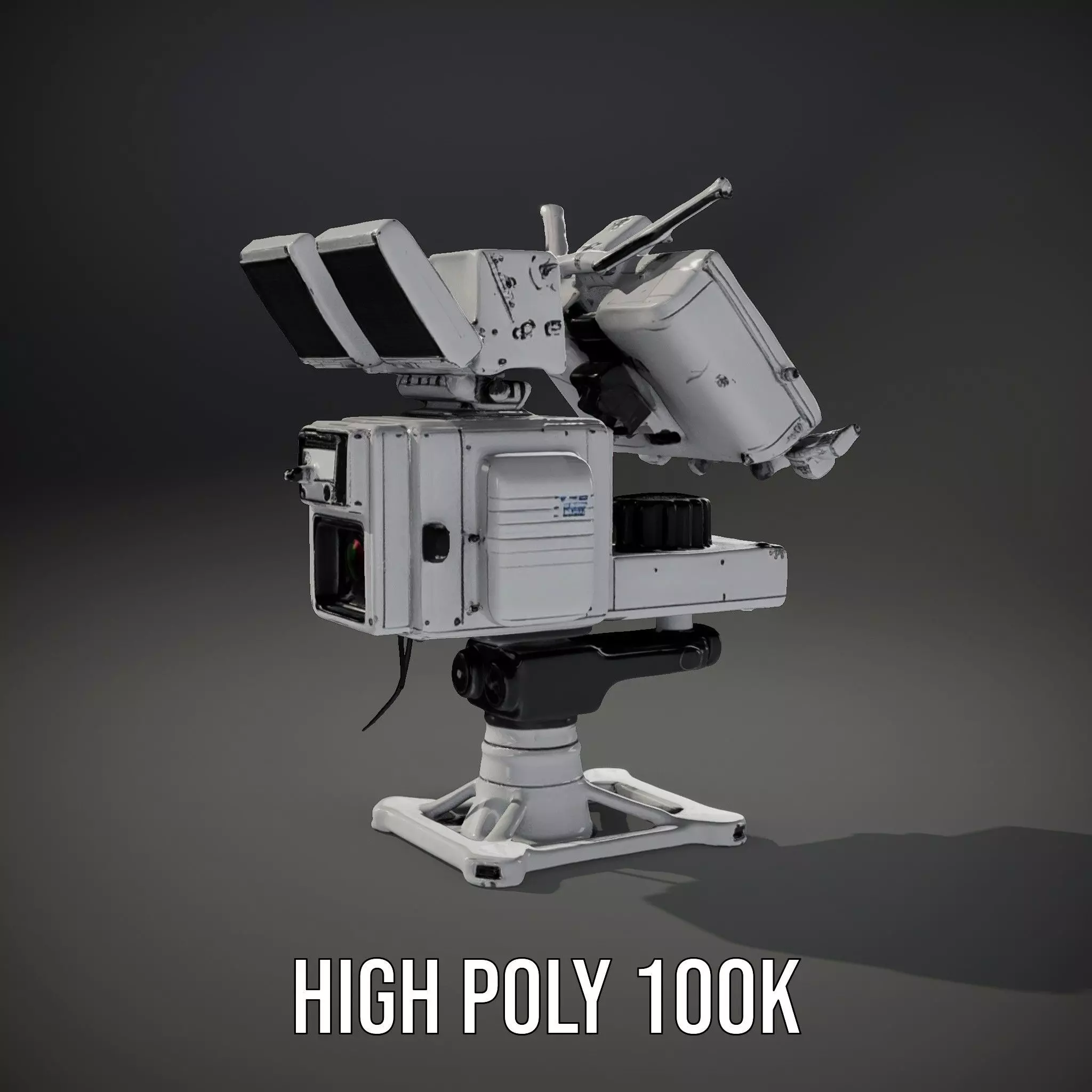 Advanced Surveillance Device model pack Low-poly 3D model_9