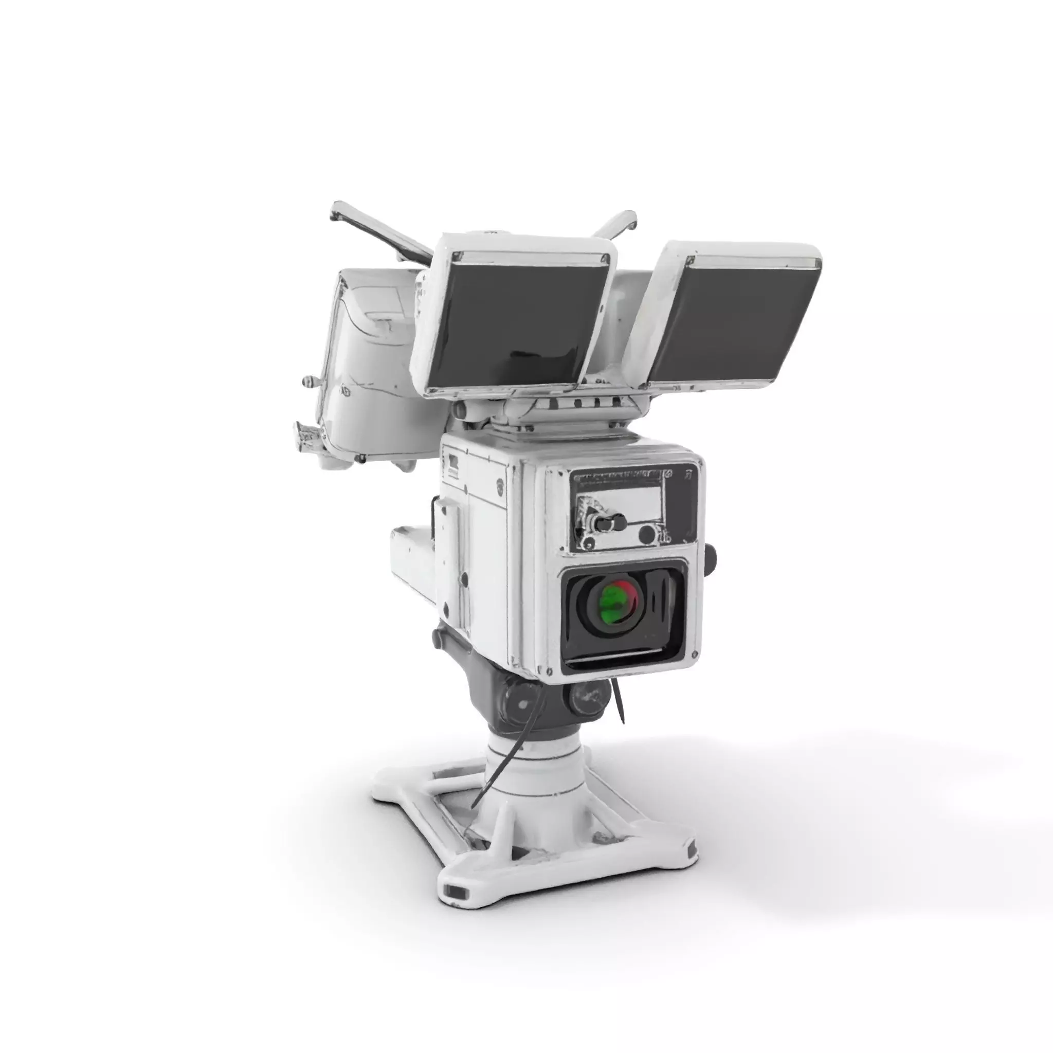 Advanced Surveillance Device model pack Low-poly 3D model_0