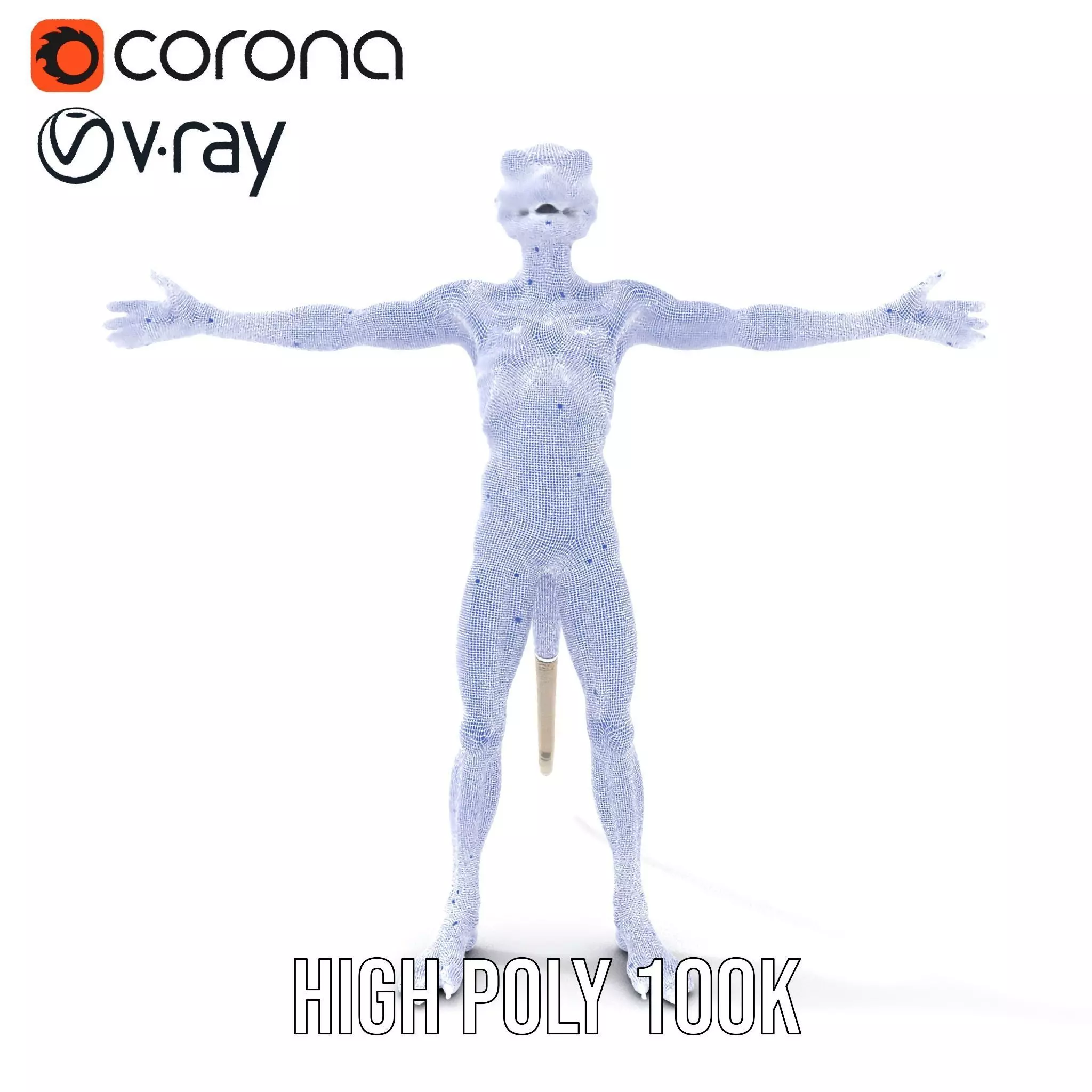 Futuristic Reptilian Figure model pack Low-poly 3D model_33