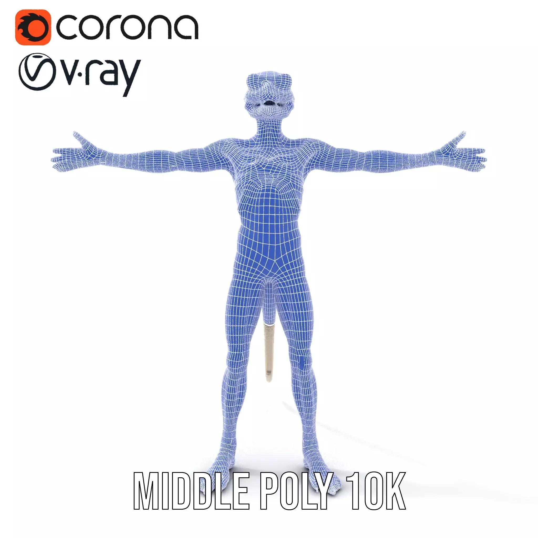 Futuristic Reptilian Figure model pack Low-poly 3D model_19