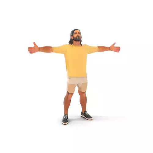 Casual Summer Outfit model pack Low-poly 3D model