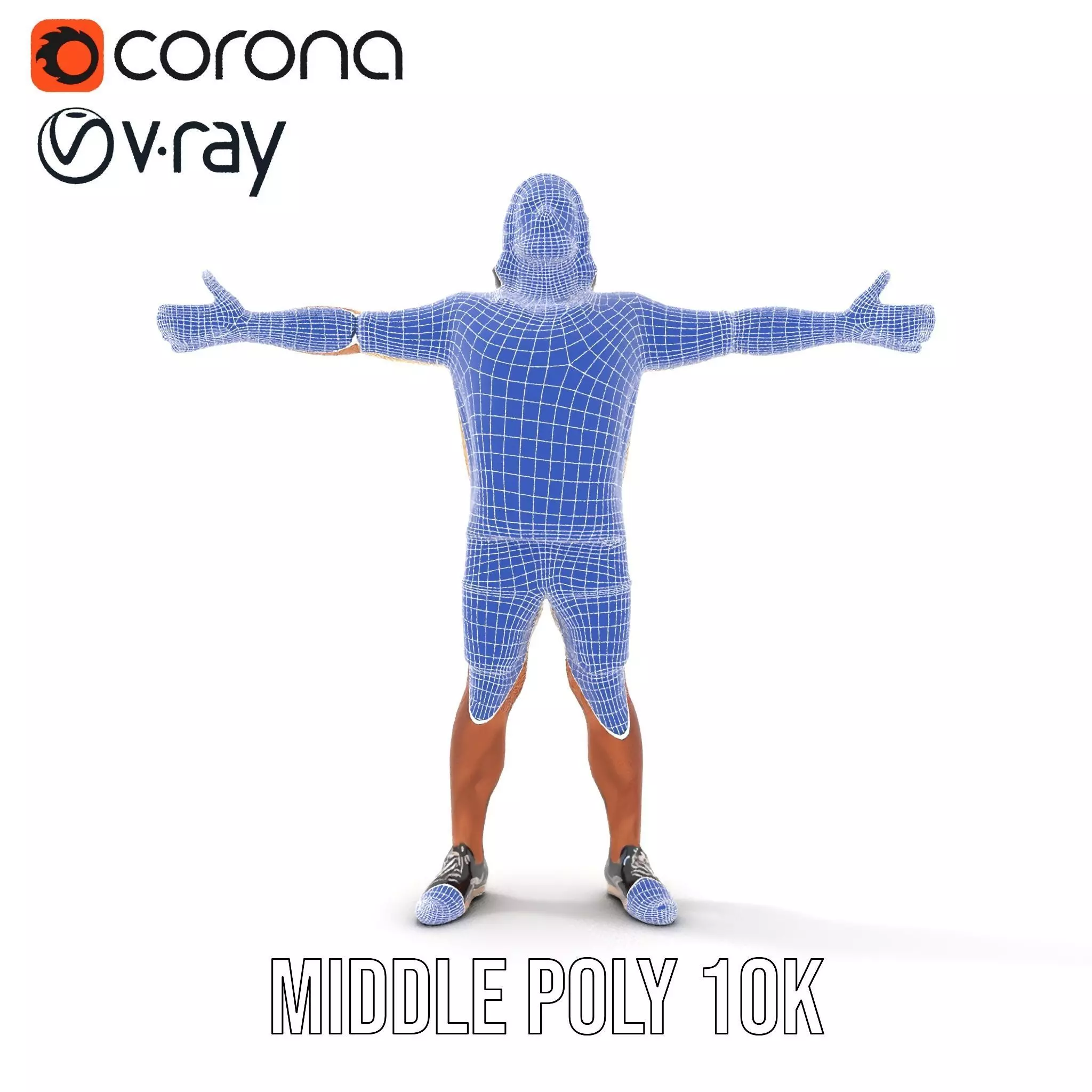 Casual Summer Outfit model pack Low-poly 3D model_21