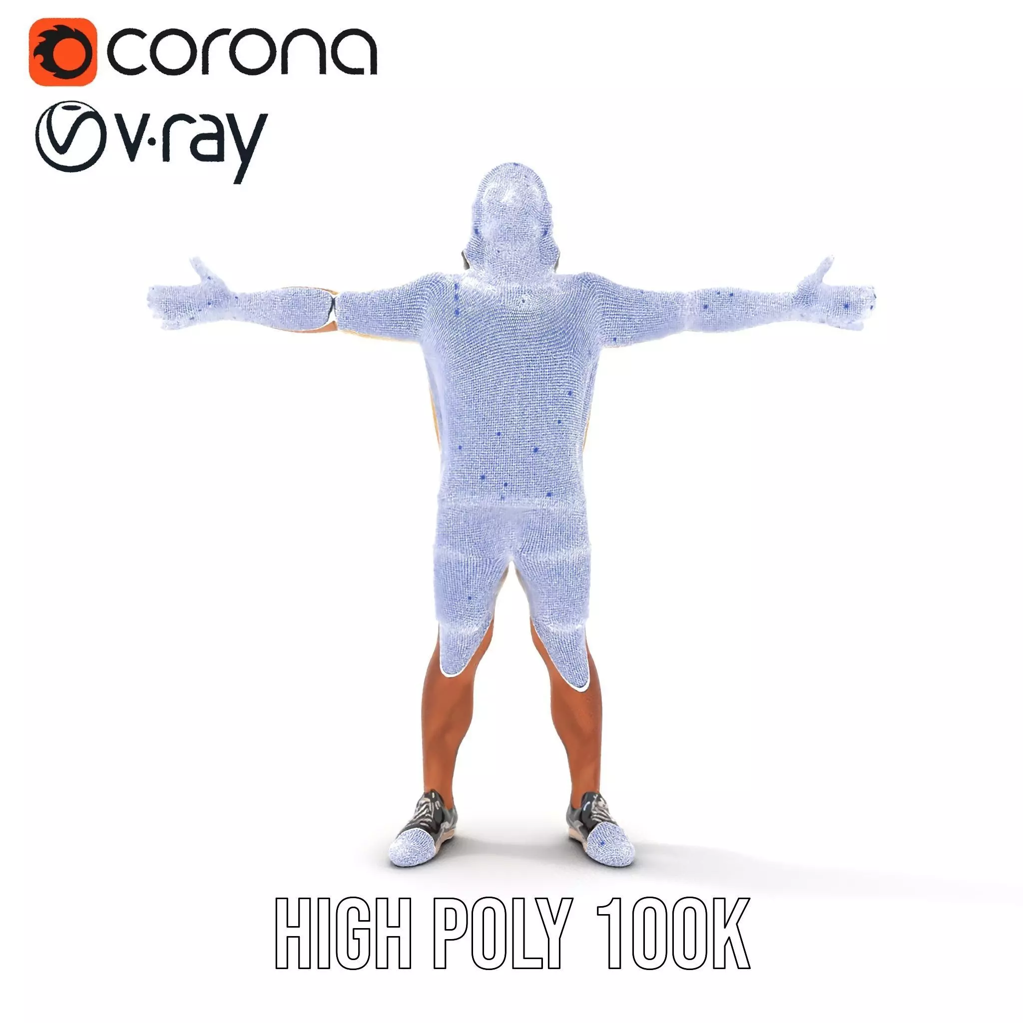 Casual Summer Outfit model pack Low-poly 3D model_34