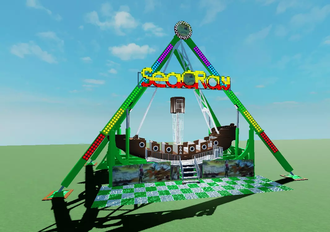 Pirate Ship 3D print model 3D print model_0