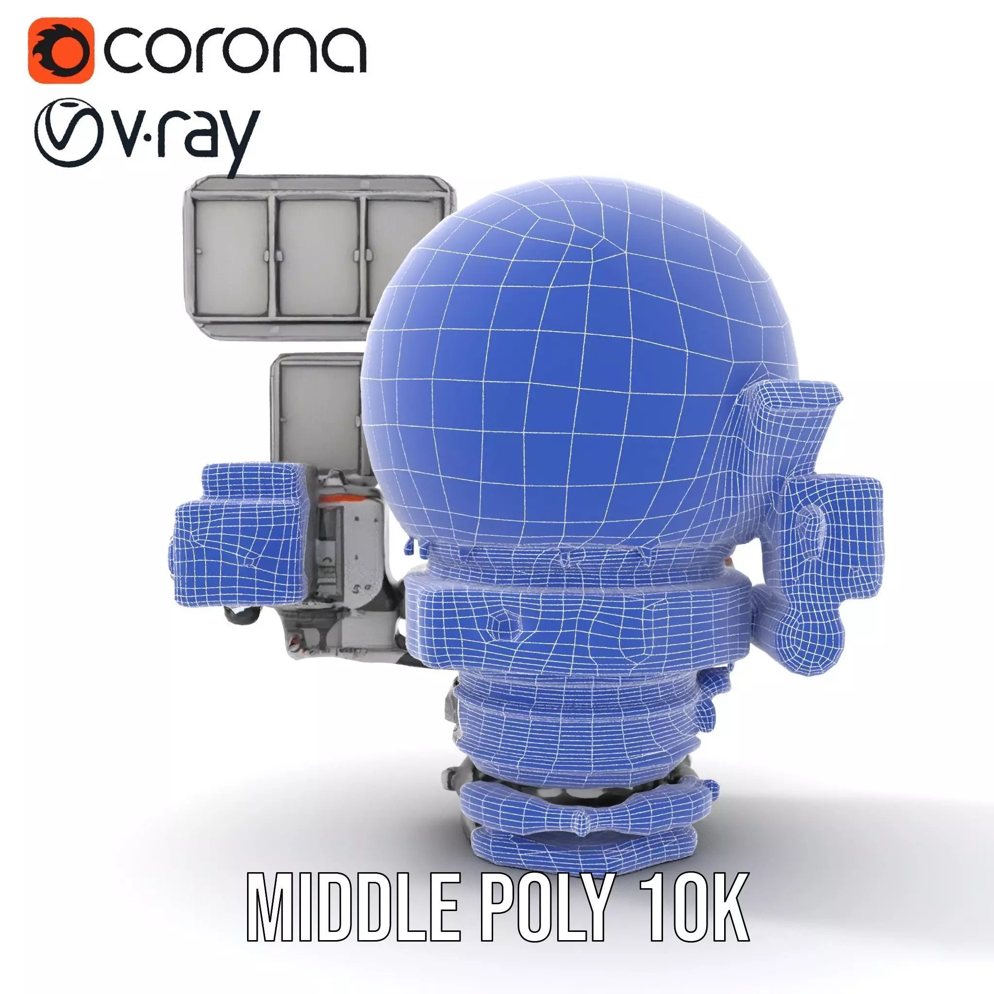 Advanced Satellite Module model pack Low-poly 3D model_30