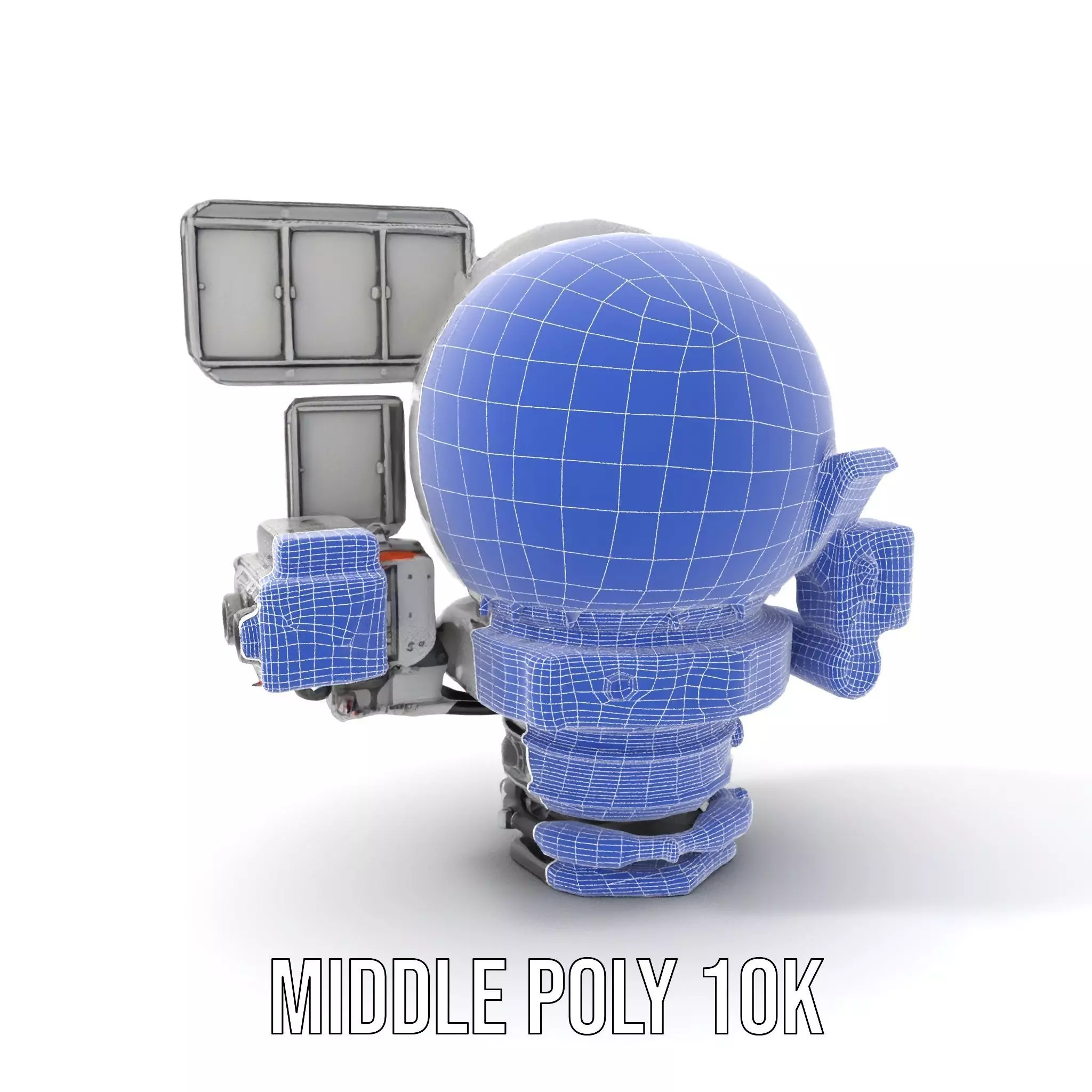 Advanced Satellite Module model pack Low-poly 3D model_17