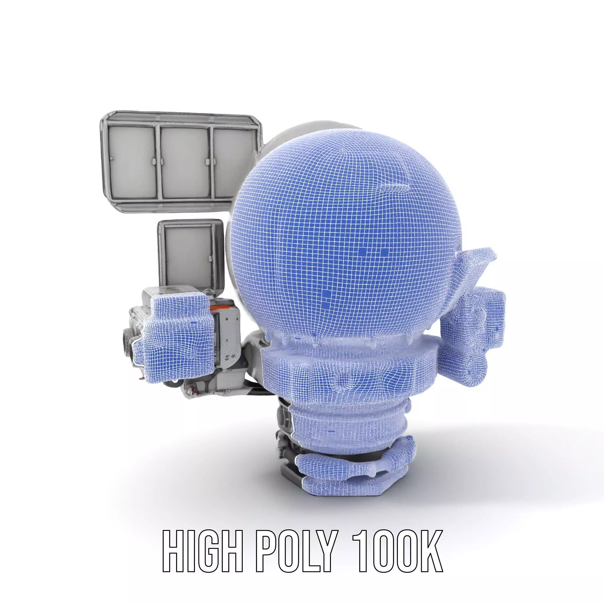 Advanced Satellite Module model pack Low-poly 3D model_5