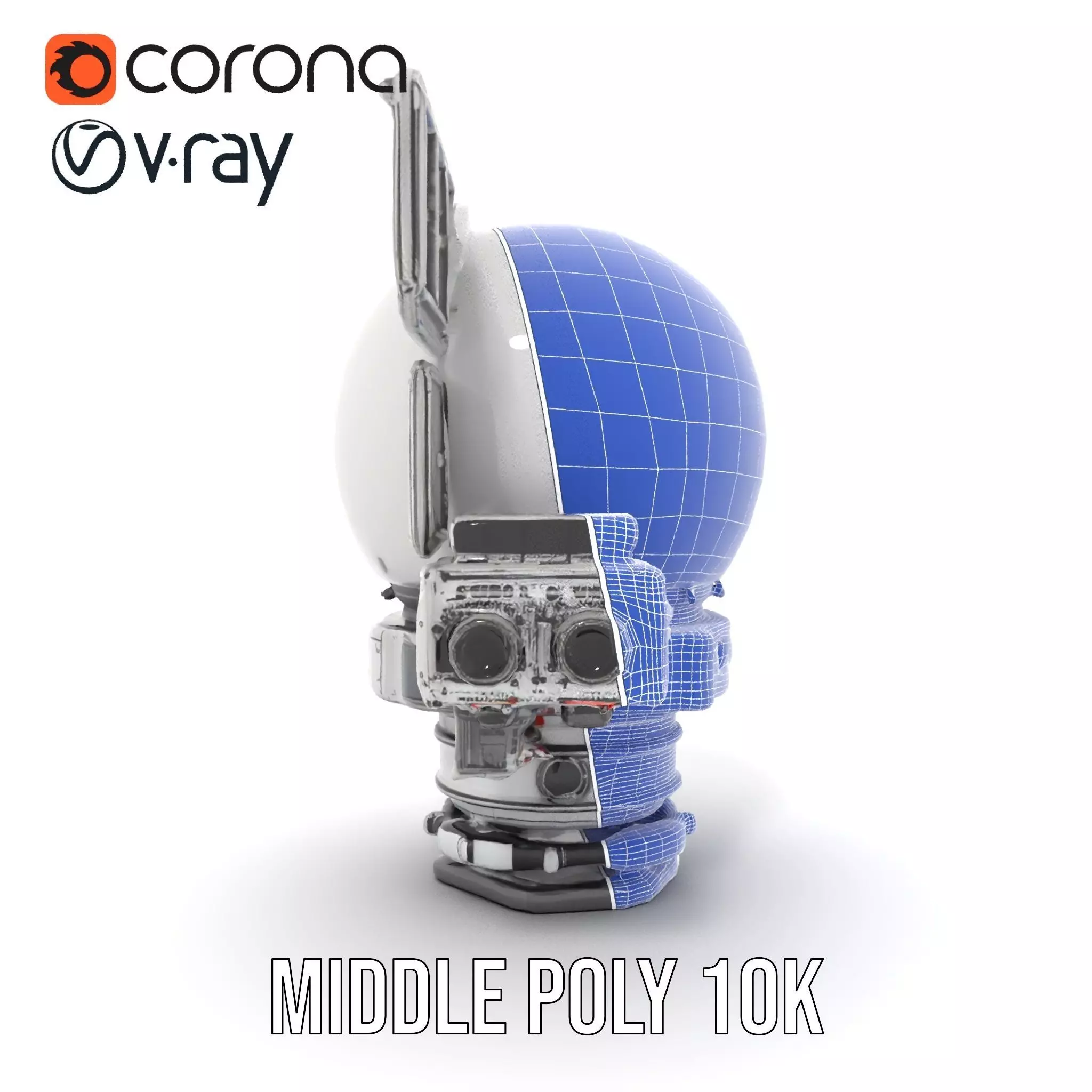 Advanced Satellite Module model pack Low-poly 3D model_23