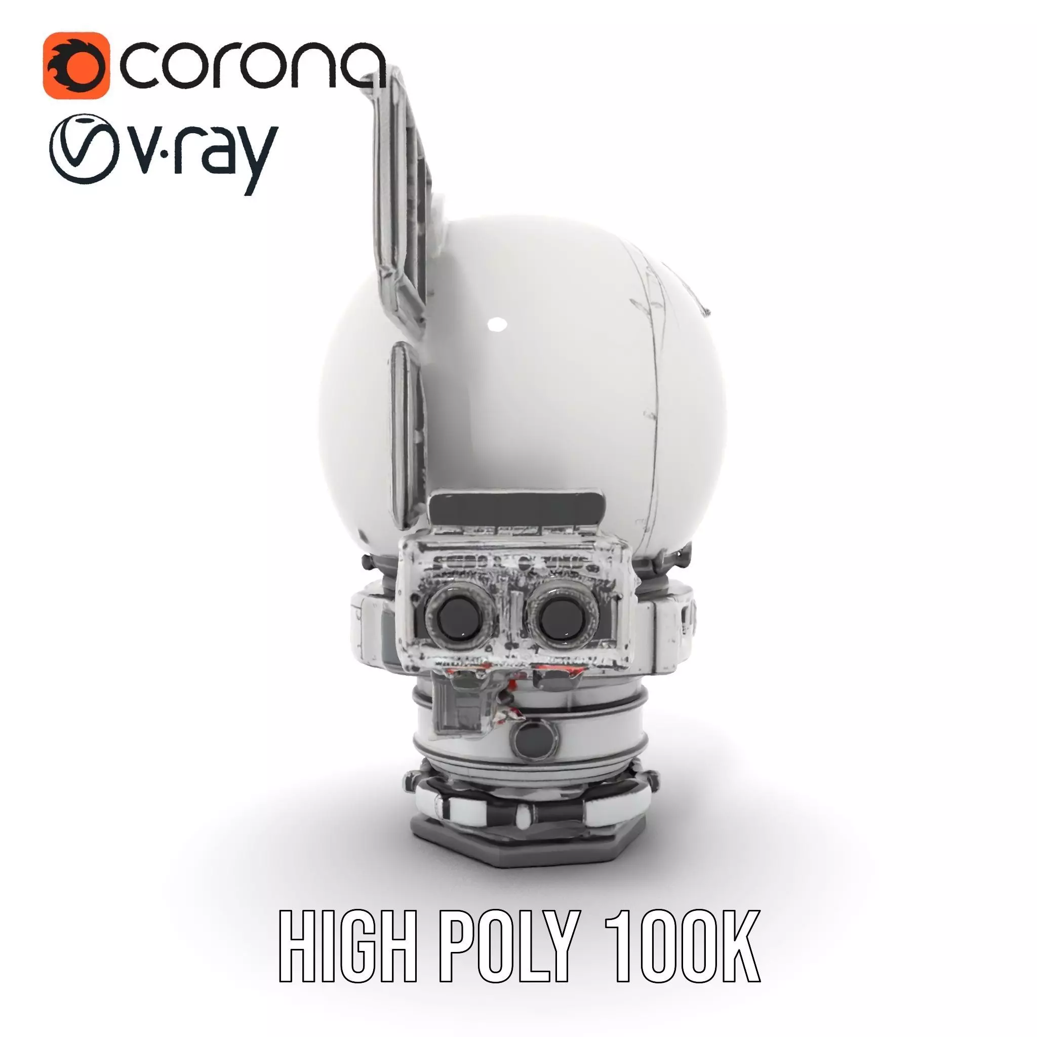 Advanced Satellite Module model pack Low-poly 3D model_19