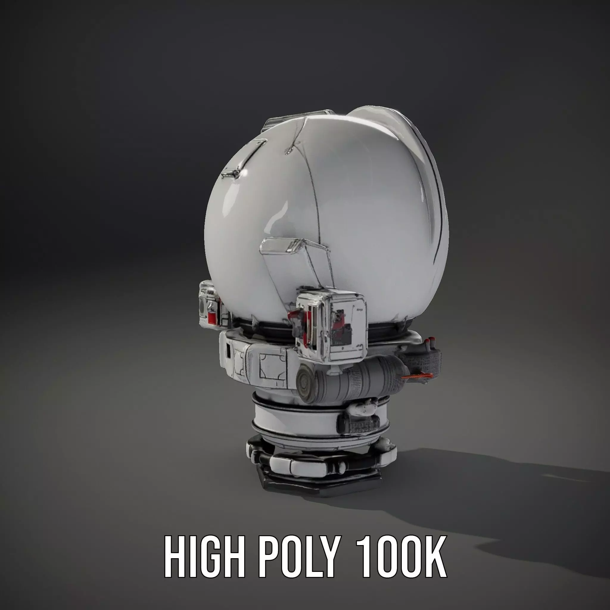 Advanced Satellite Module model pack Low-poly 3D model_22