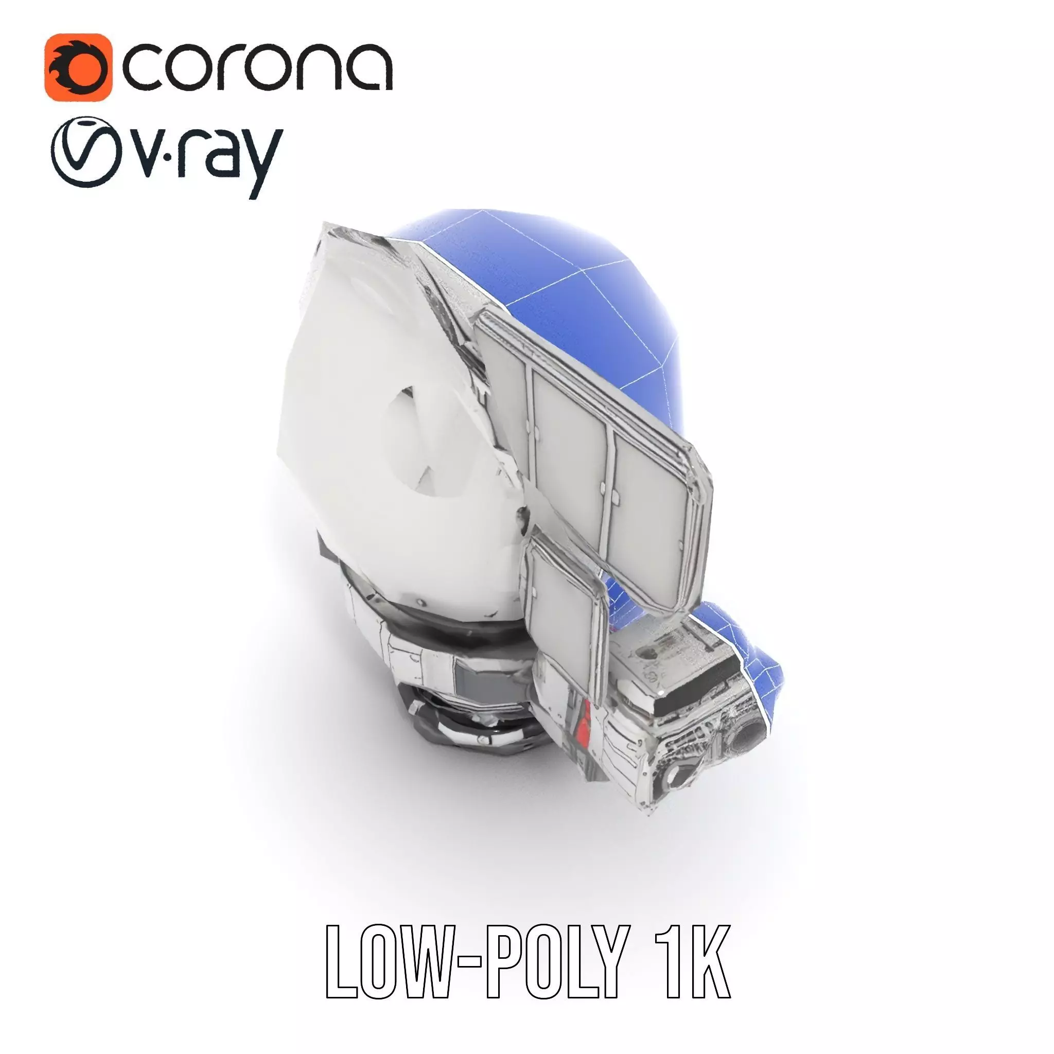 Advanced Satellite Module model pack Low-poly 3D model_18