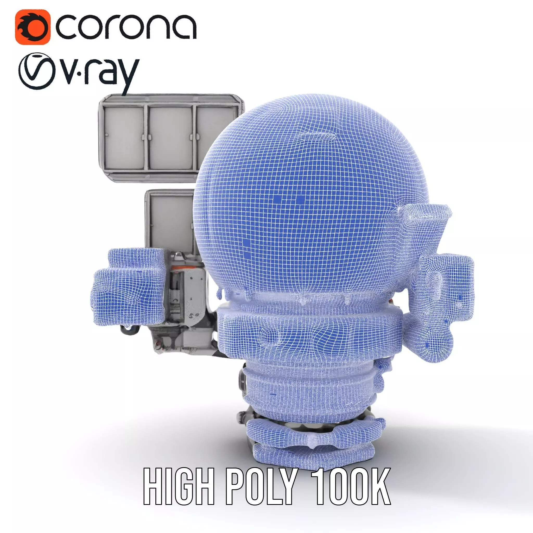 Advanced Satellite Module model pack Low-poly 3D model_34