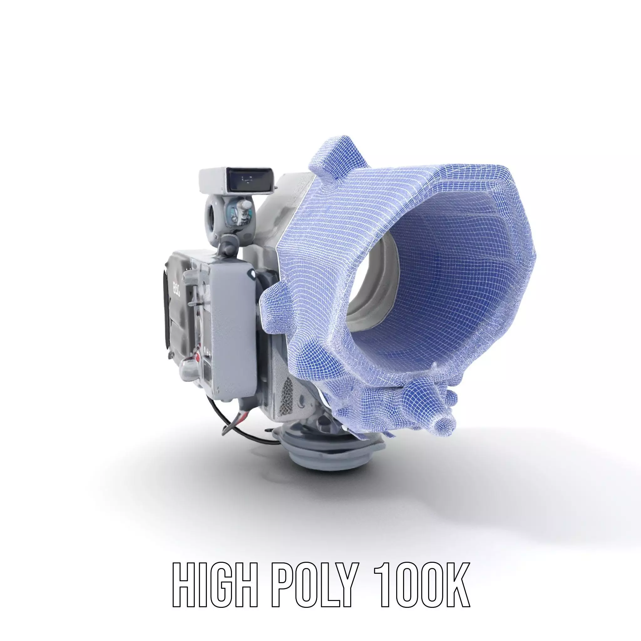 Industrial Surveillance Device model pack Low-poly 3D model_5