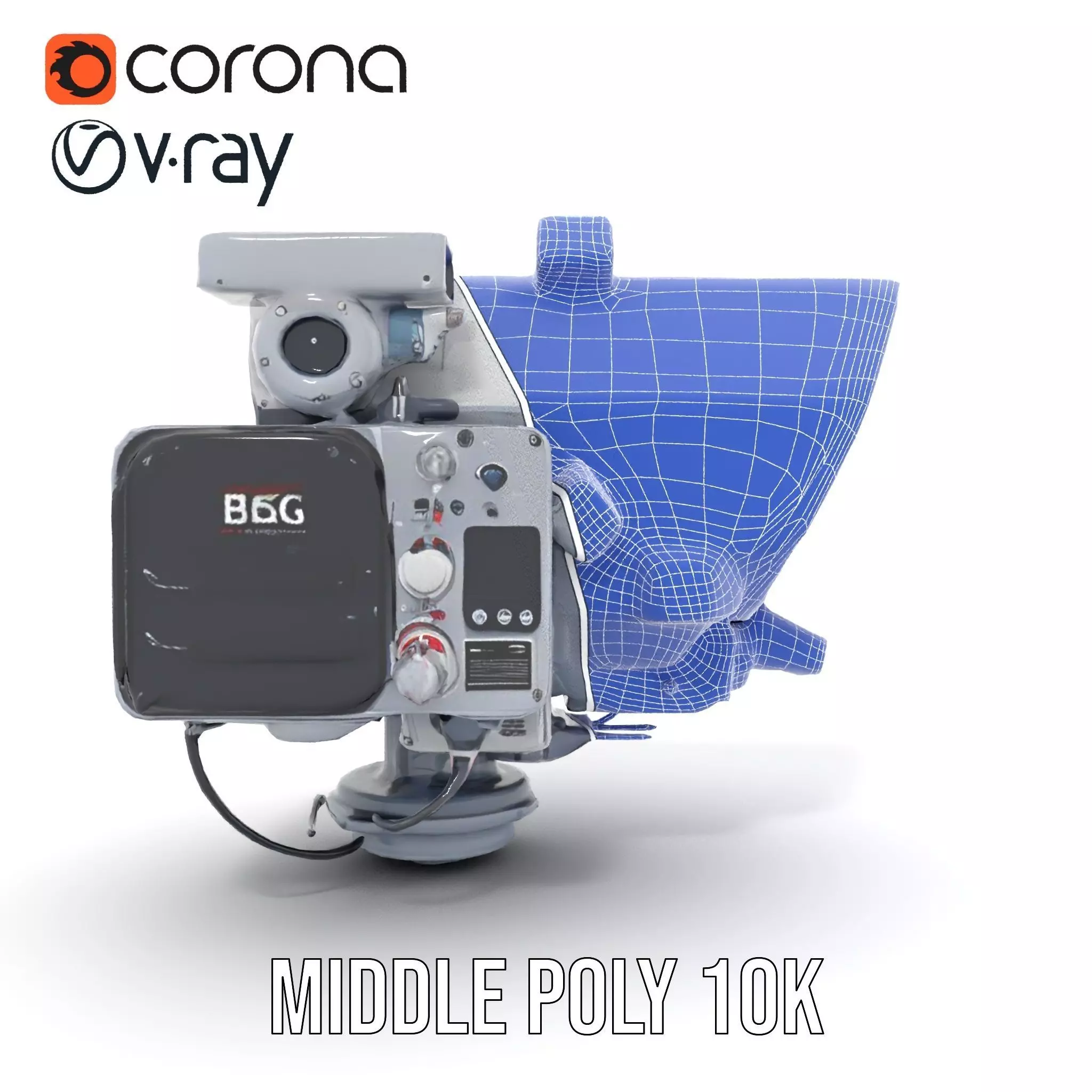 Industrial Surveillance Device model pack Low-poly 3D model_28