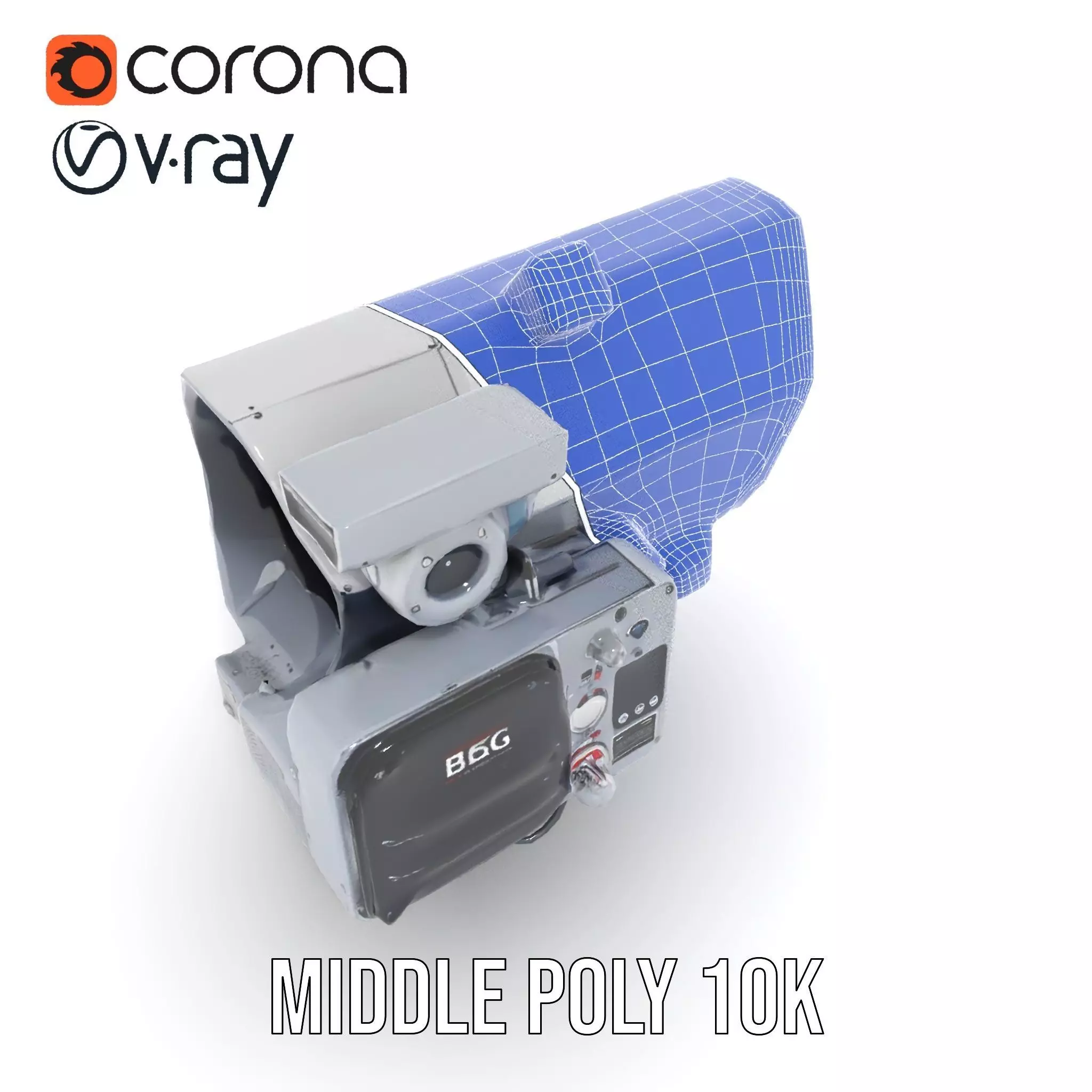 Industrial Surveillance Device model pack Low-poly 3D model_22