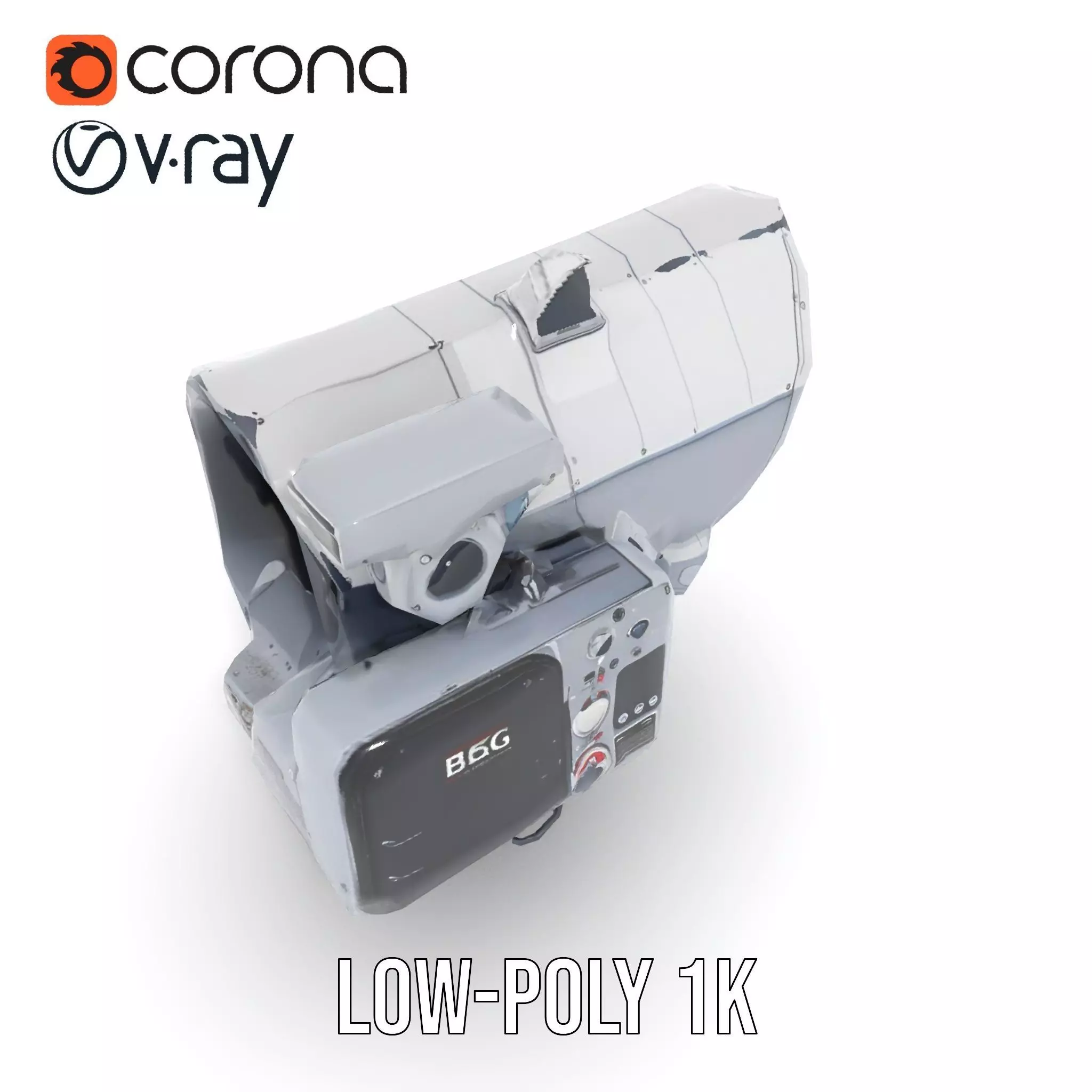 Industrial Surveillance Device model pack Low-poly 3D model_18