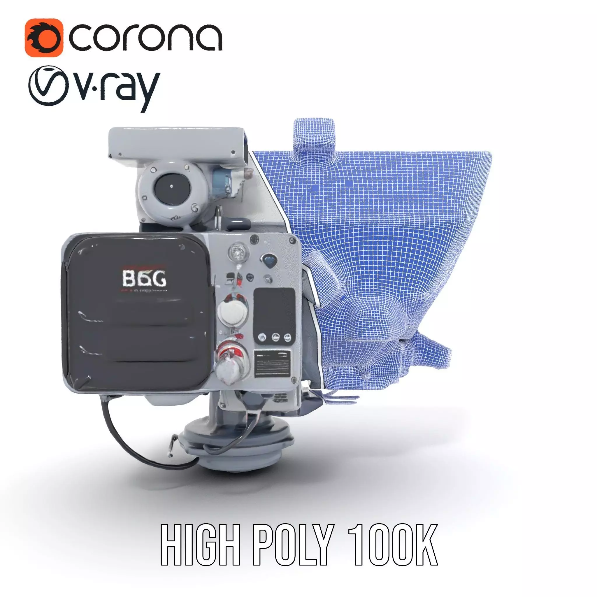 Industrial Surveillance Device model pack Low-poly 3D model_32