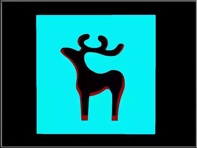 Reindeer Hole Plate