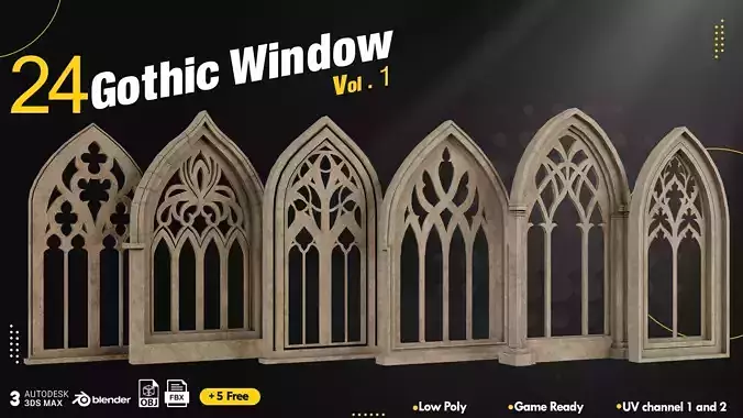 25 Gothic Window Vol1